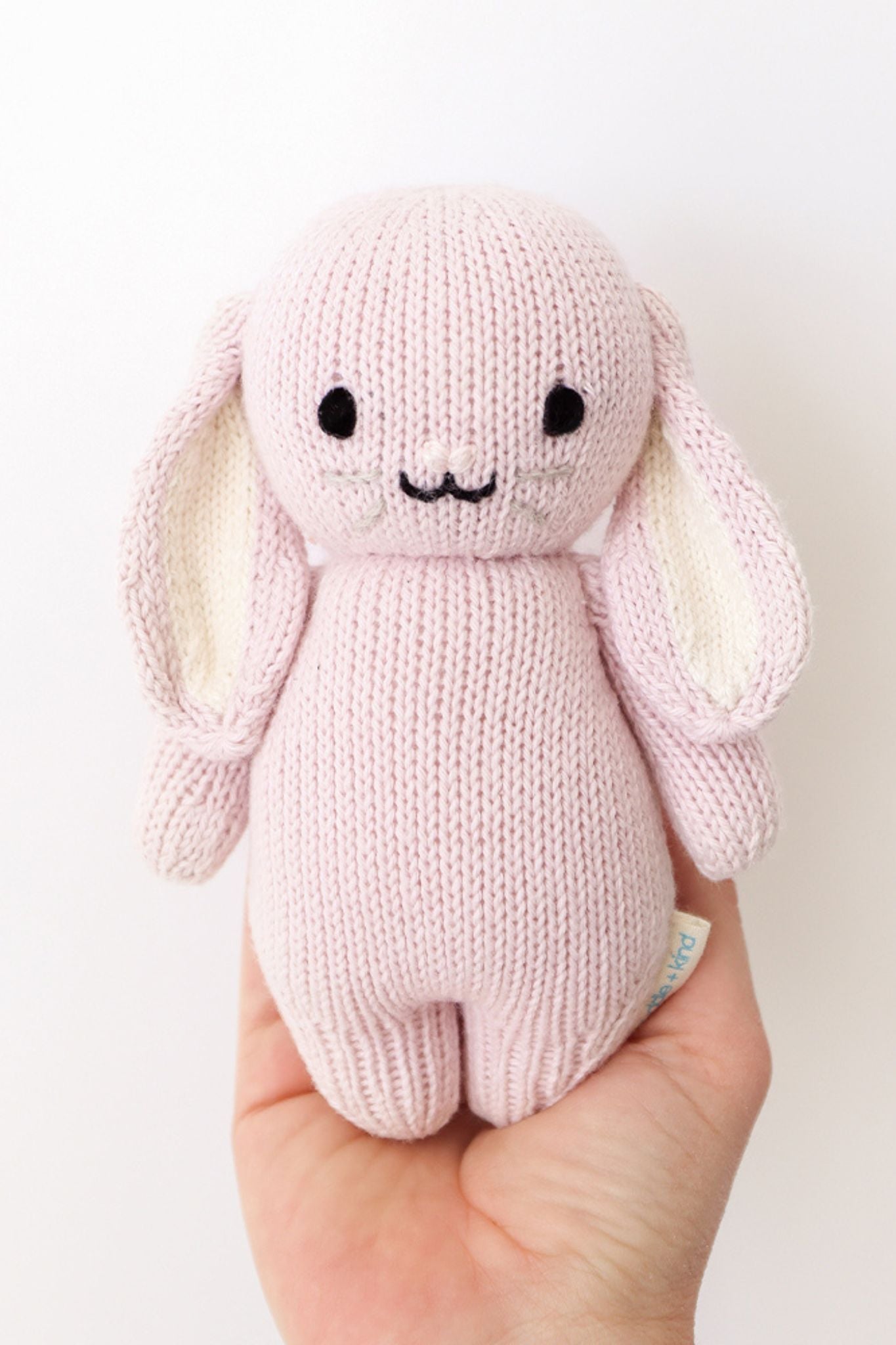 Lilac Baby Bunny Plush Toy for Newborns & Infants Under 1 Year - Soft Cuddly Stuffed Animal for Nursery Decor, Baby Shower Gift & First Birthday Present