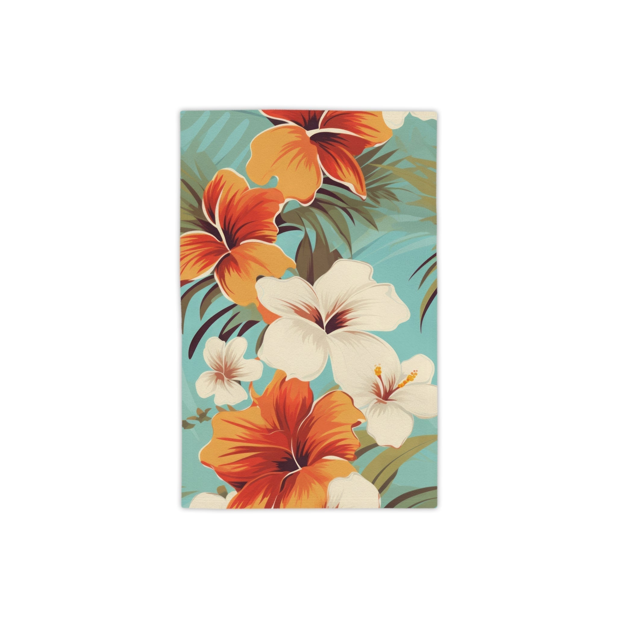 Premium Flowers Beach Towel - Large, Soft & Absorbent Quick-Dry Towel for Pool, Beach, Yoga & Travel - Floral Design