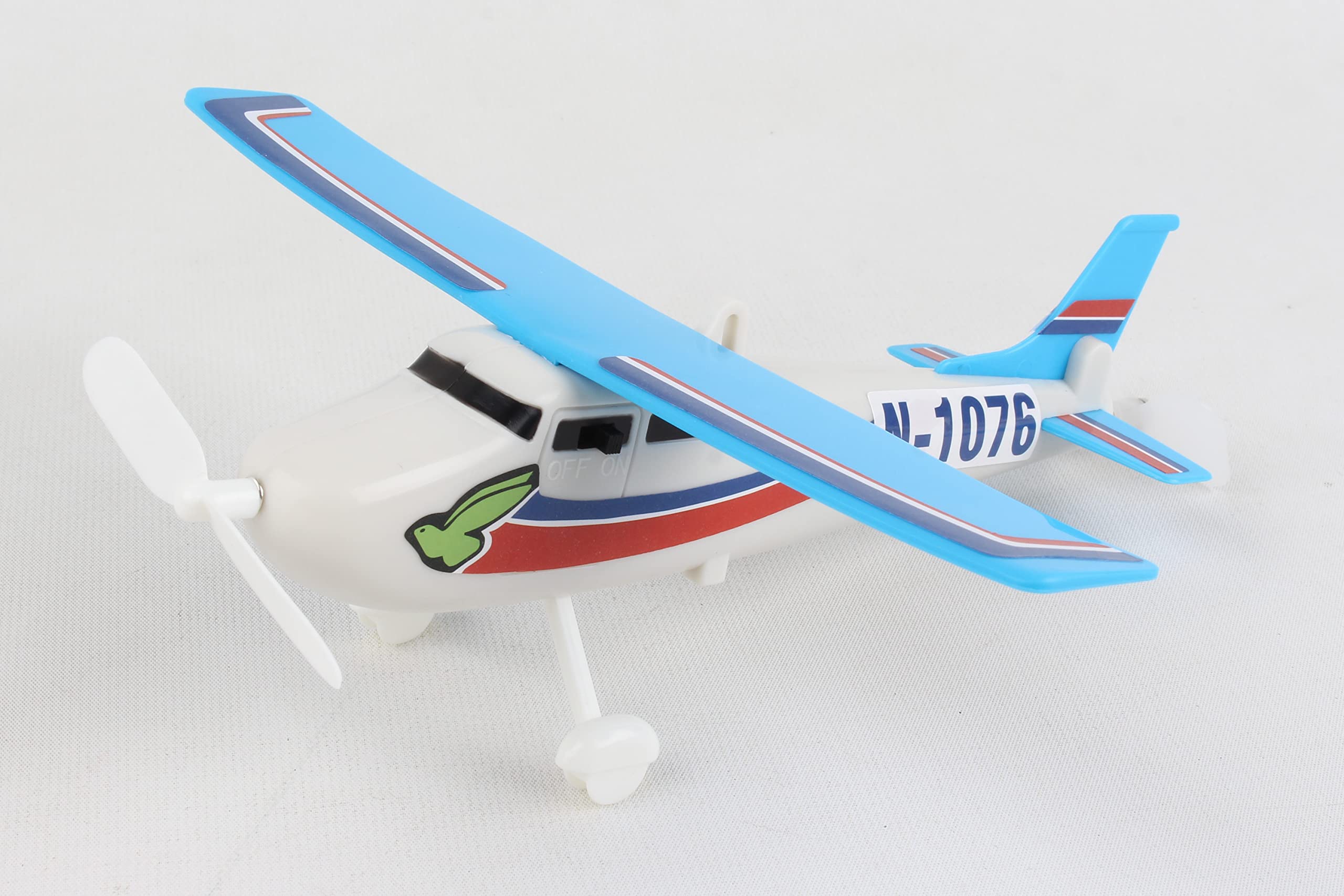 Daron Flying Skyhawk on a String - Blue Toy Airplane | Fun Interactive Hanging Aircraft for Kids' Room Decor & Playtime | Perfect for Aviation-Themed Bedrooms & Birthday Gifts