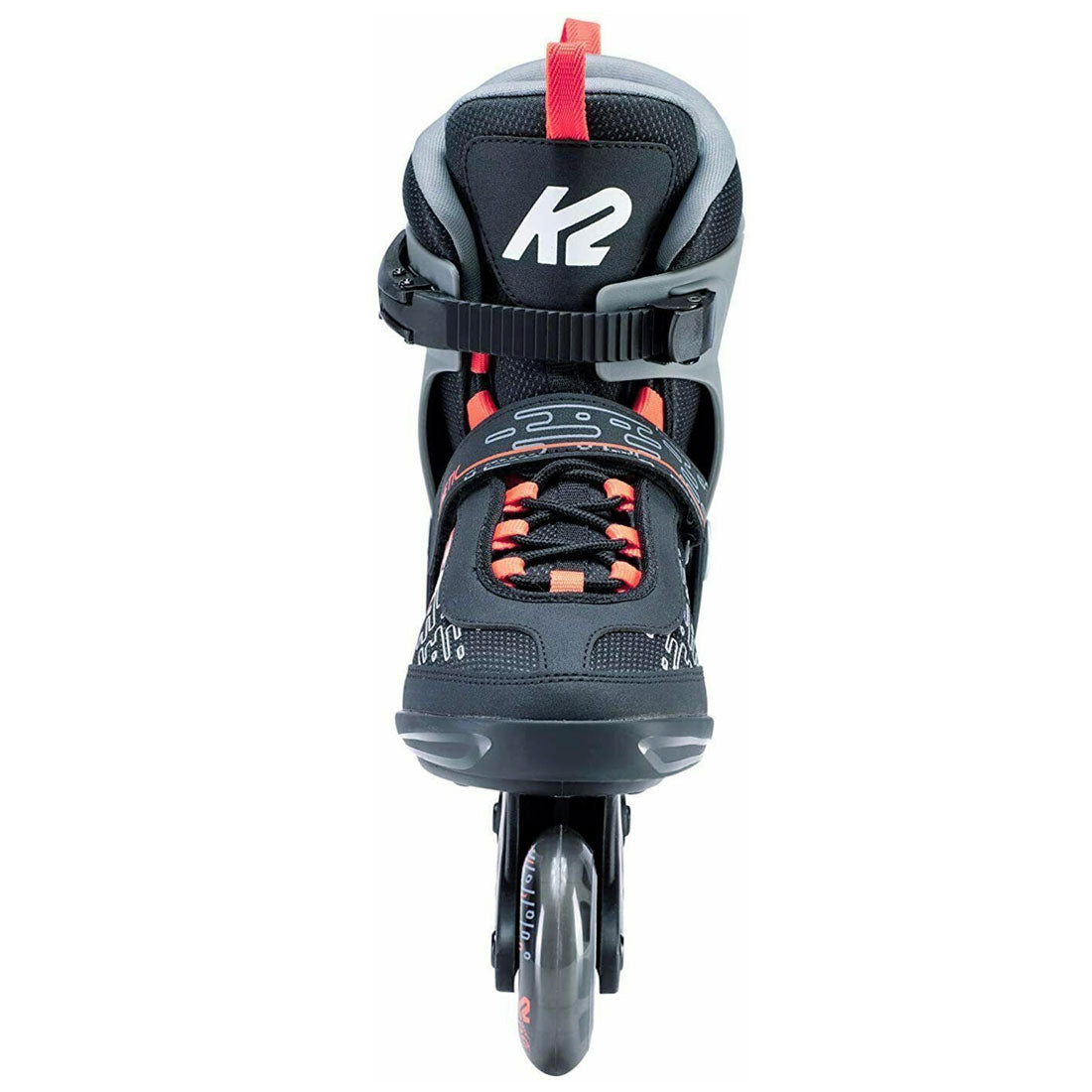K2 Kinetic 80 M Black/Red Men's Skates - Size 7 US / 39.5 EU / 25cm - High-Performance Inline Skates for Fitness, Speed & Urban Skating
