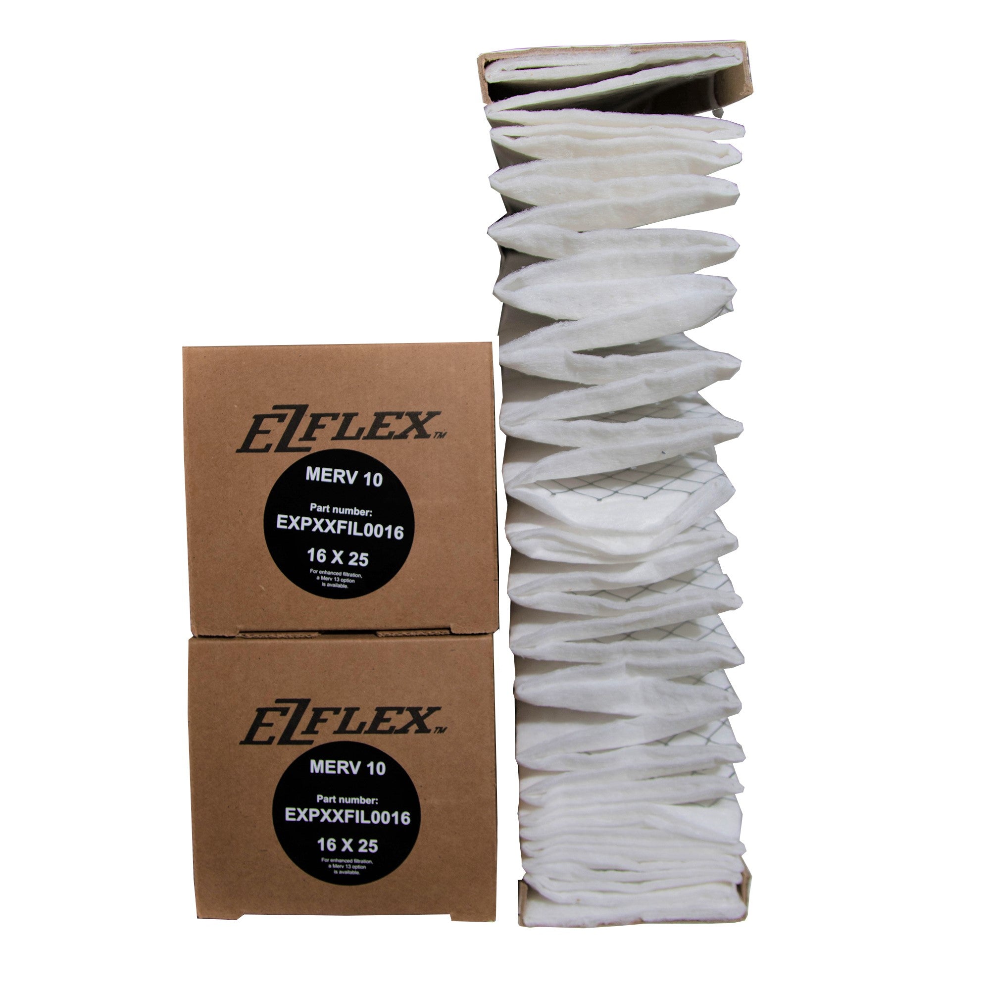 Genuine Carrier 16x25x4 5/16 EXPXXFIL0016 MERV 10 Furnace Air Filter - 2 Pack for Home HVAC System & Air Purifier - Perfect for Allergies, Dust & Pet Dander Removal