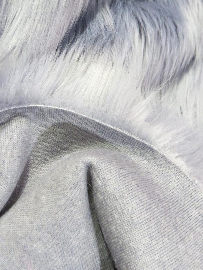 Ecoshag™ Faux Fur Fabric by The Yard - Soft Long Pile Shaggy Material for DIY Coats, Costumes, Scarves, Rugs & Fashion Accessories (Amber) - Perfect for Home Decor, Winter Fashion & Craft Projects