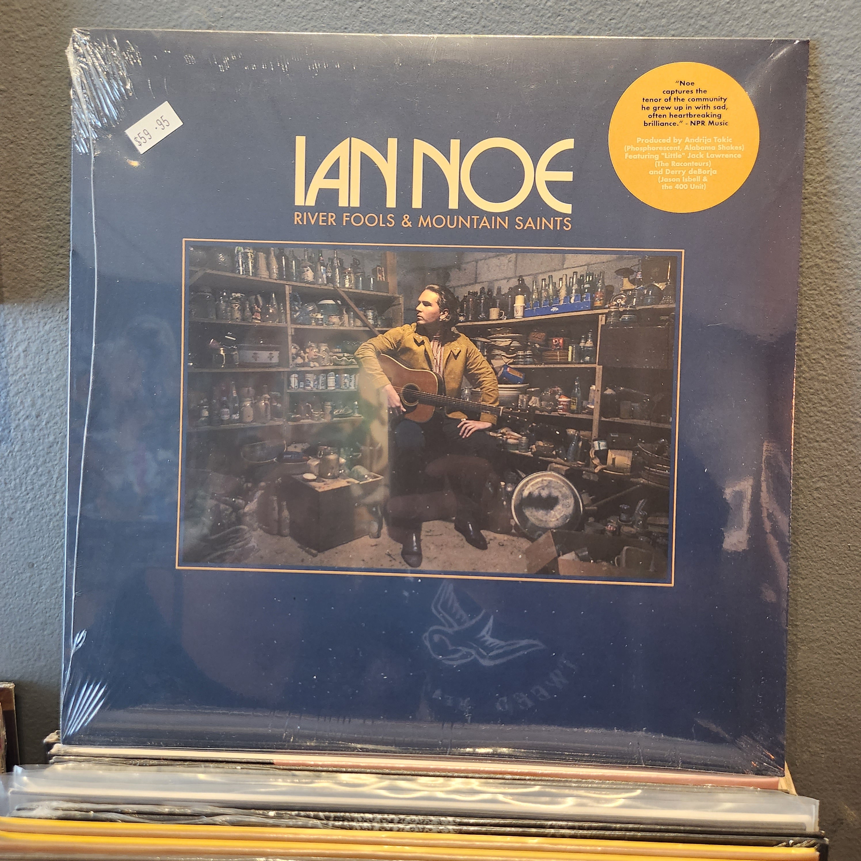 Ian Noe - River Fools and Mountain Saints Vinyl LP Record | Folk & Americana Music | Perfect for Home Listening & Music Collectors