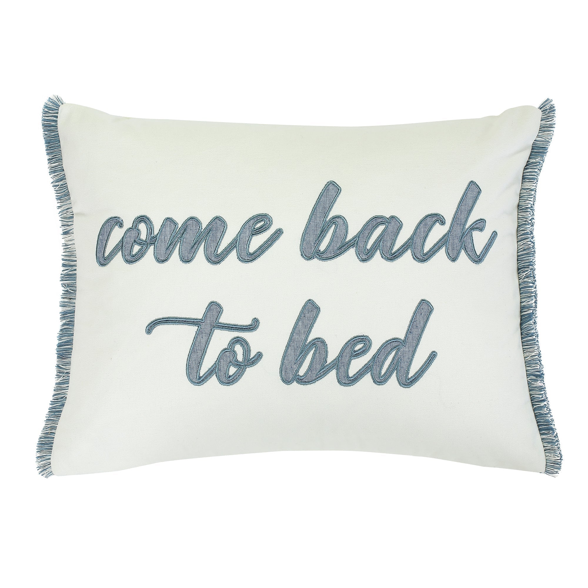 Come Back to Bed Pillow - Soft & Comfortable Decorative Throw Pillow for Couples - Perfect for Bedroom, Sofa & Romantic Gifts