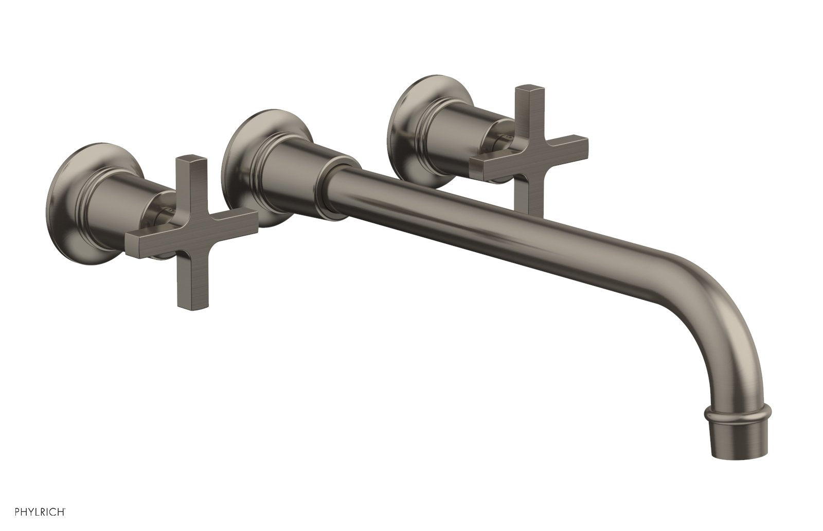 HEX MODERN Wall Mounted Lavatory Faucet Set with 12
