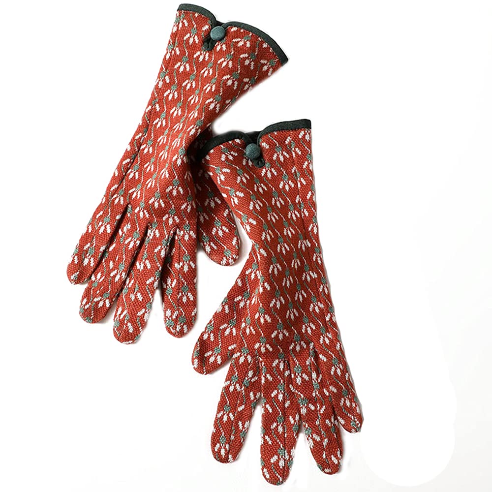 Women's Touchscreen Winter Gloves - Warm Knitted Driving & Cycling Gloves for Cold Weather - Perfect for Outdoor Activities, Commuting, and Daily Use in Fall & Winter