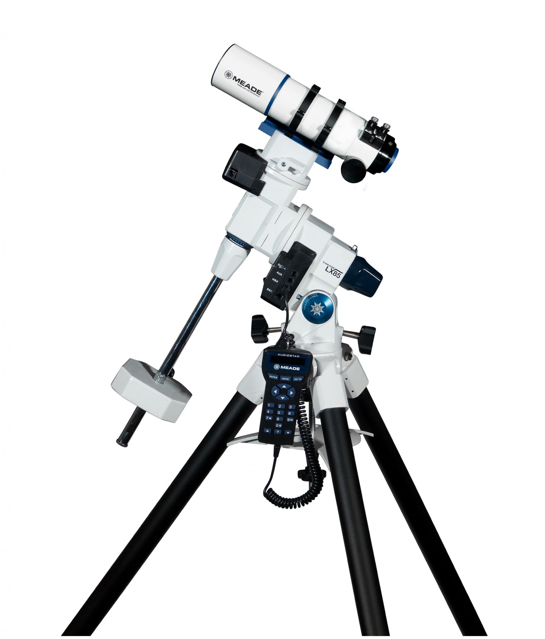 Meade 70mm Quadruplet APO Astrograph Telescope with LX85 GoTo Equatorial Mount - Premium Astrophotography Equipment for Stargazing & Deep Space Imaging (Model 217010)