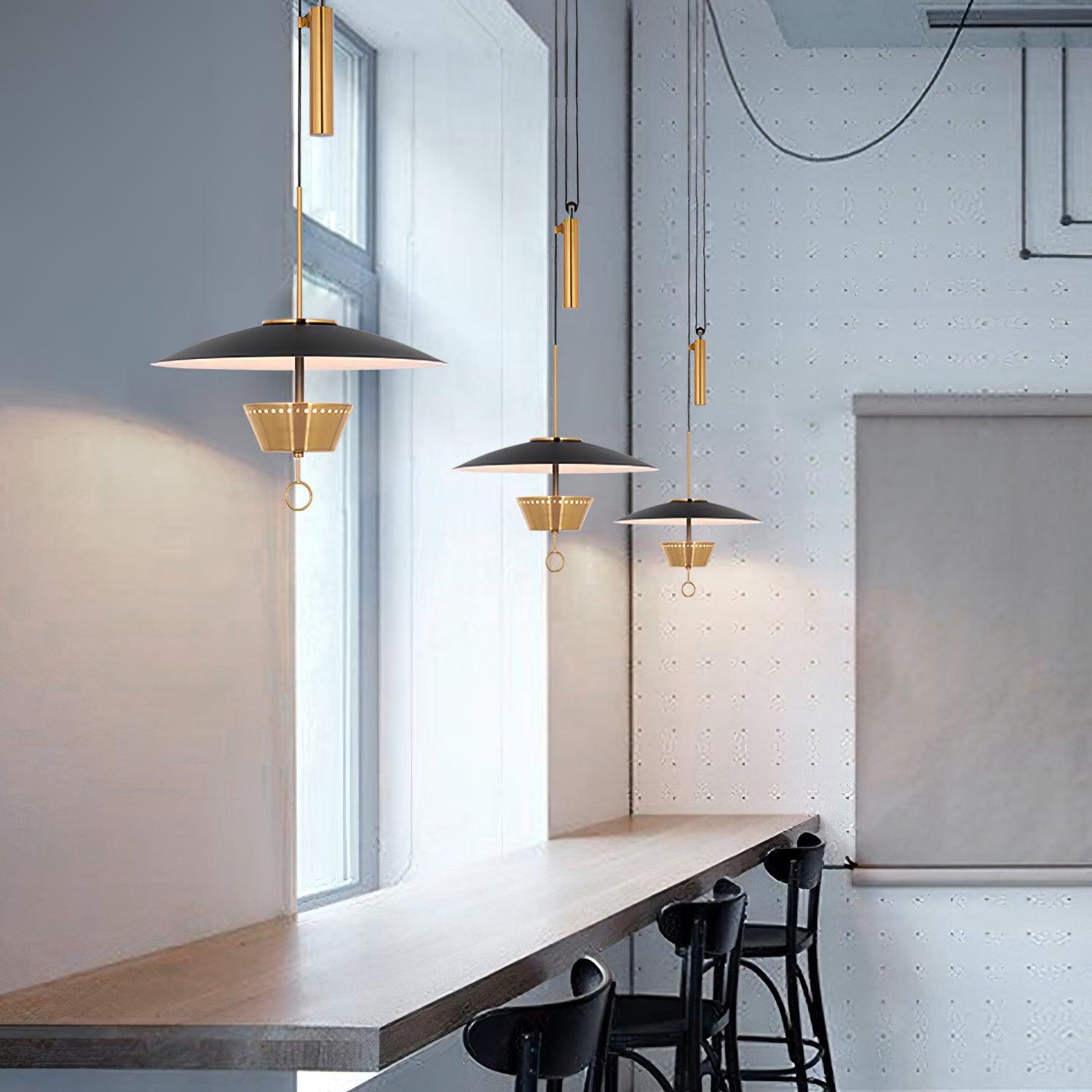 Gaetano Pendant Lamp - Modern Glass Hanging Light Fixture for Dining Room, Kitchen Island & Bedroom | Elegant Ceiling Lighting Decor