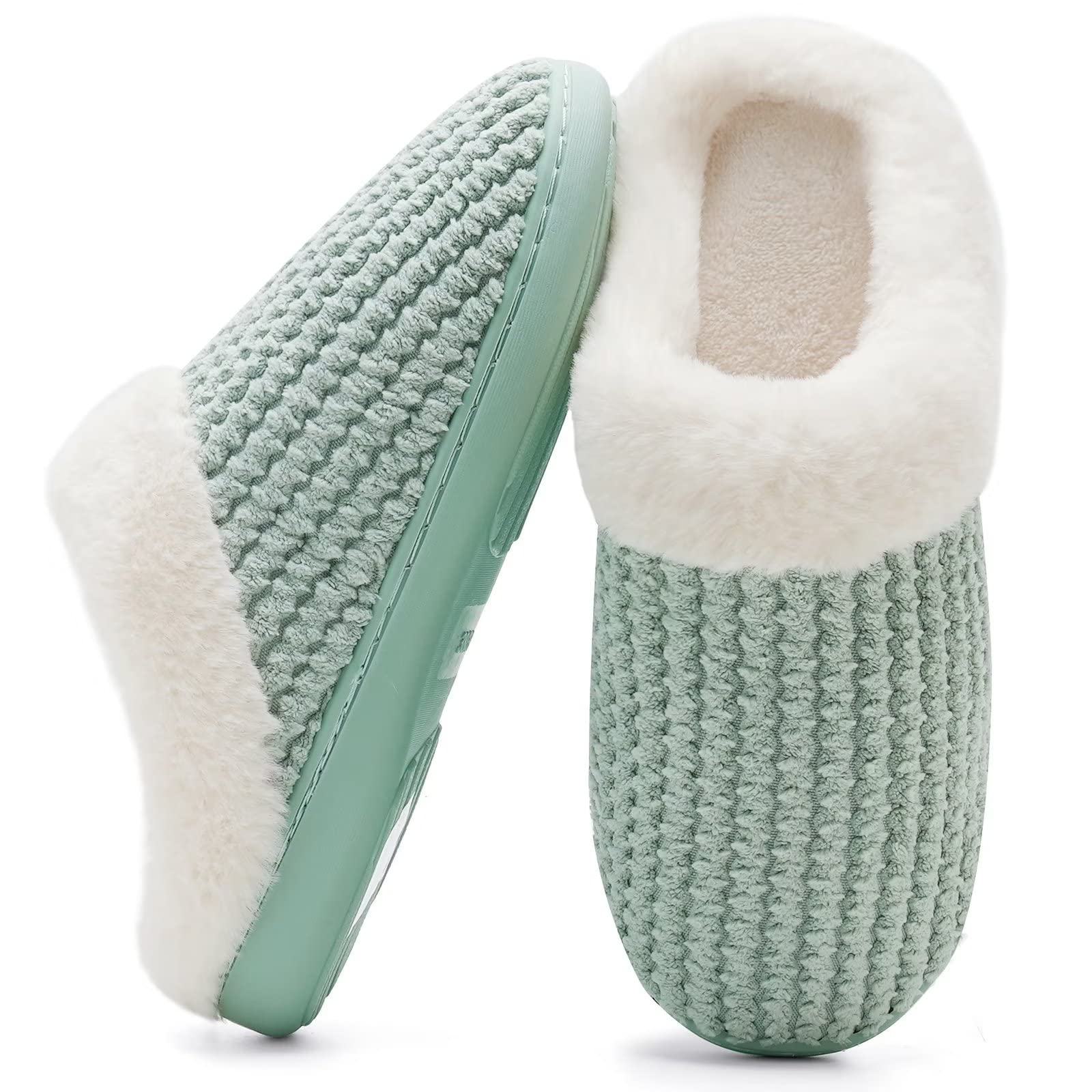 Women's Memory Foam House Slippers - Ultra Comfortable Non-Slip Indoor/Outdoor Slippers for Warmth & Coziness | Perfect for Home, Lounge, and Backyard Relaxation
