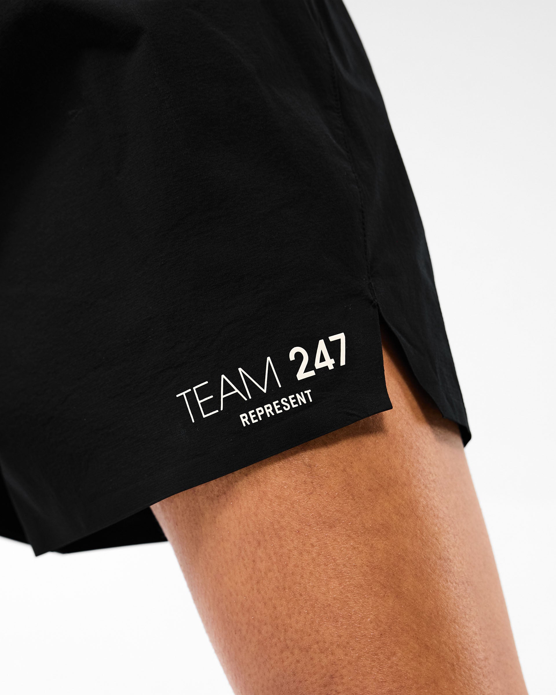 247 Training Shorts for Men - Black Athletic Gym Workout Shorts | Comfortable & Breathable for Running, Basketball & Fitness