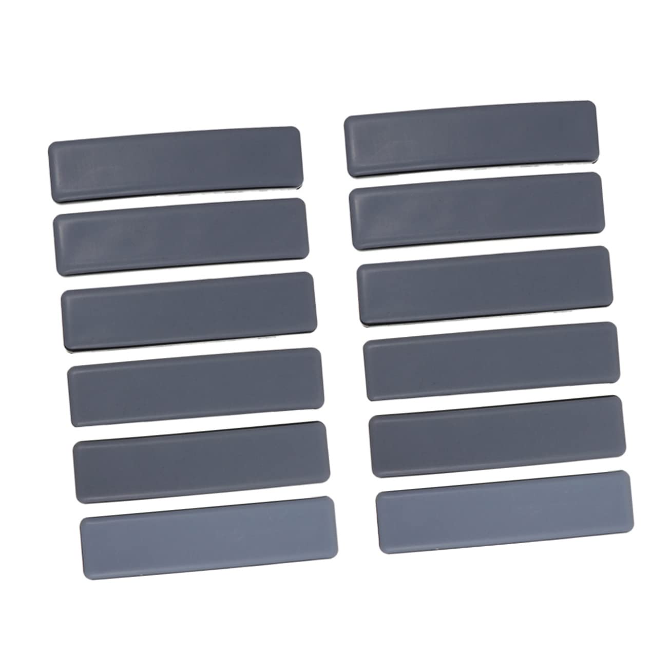 12-Piece SEWOART Non-Slip Furniture Pads - Corner Protectors for Tables & Chairs (100mm) - Clear Resin Bumpers for Home & Office Use - Prevents Scratches & Noise on Hardwood Floors