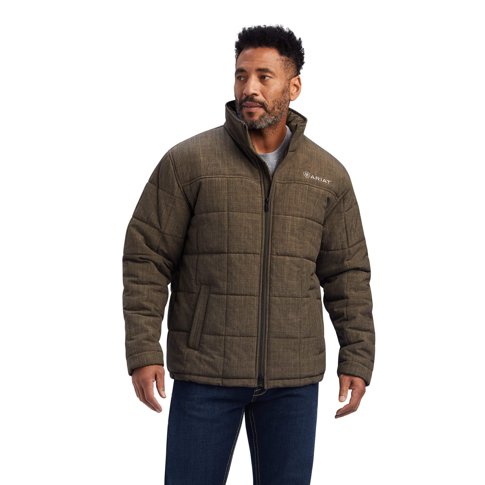 ARIAT Men's Crius Insulated Jacket - Waterproof Winter Coat for Outdoor Activities, Hiking & Work | Cold Weather Workwear & Casual Style