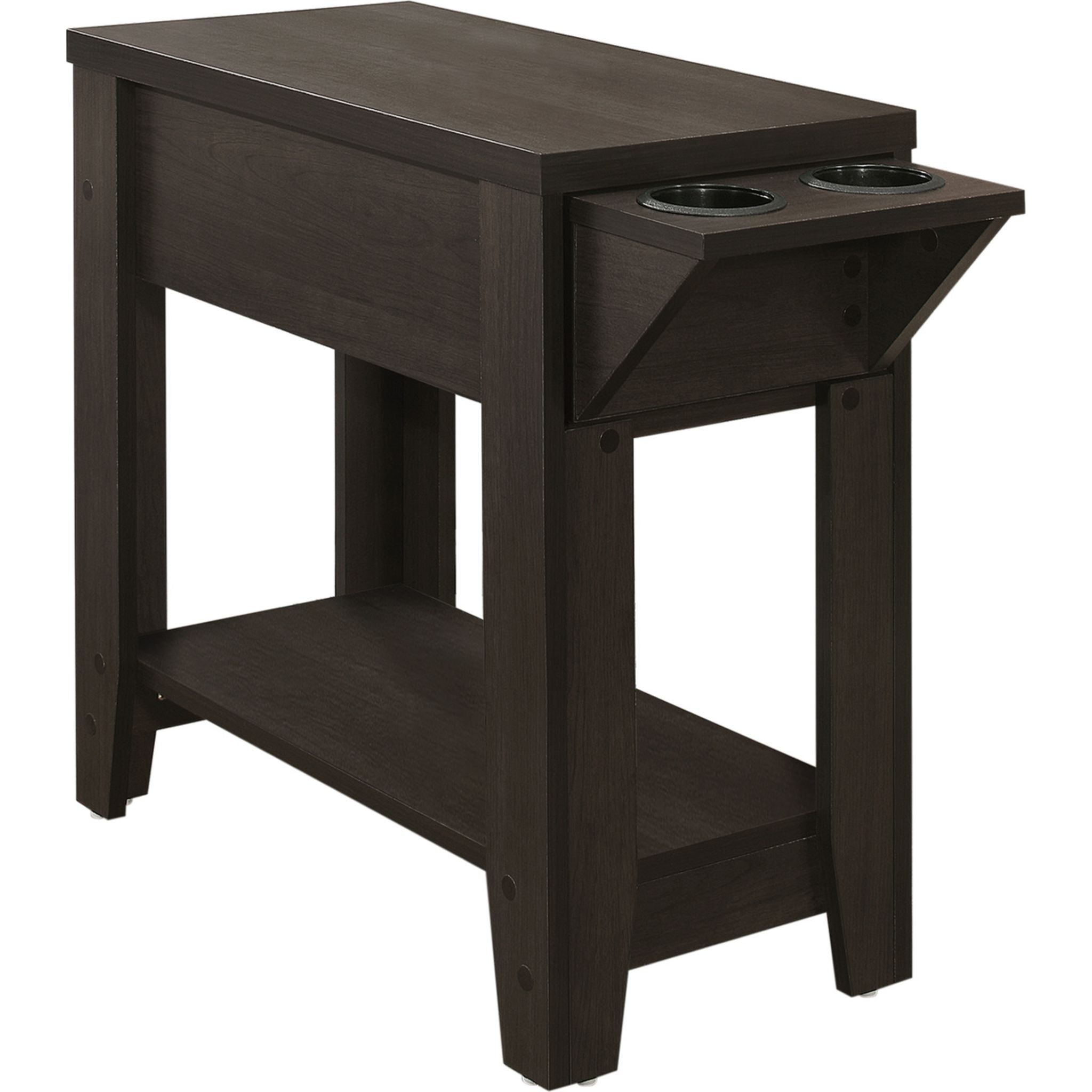 Alexander Accent Table - Modern Side Table for Living Room, Bedroom & Office - Wooden End Table with Storage Shelf - Perfect for Home Decor & Small Spaces