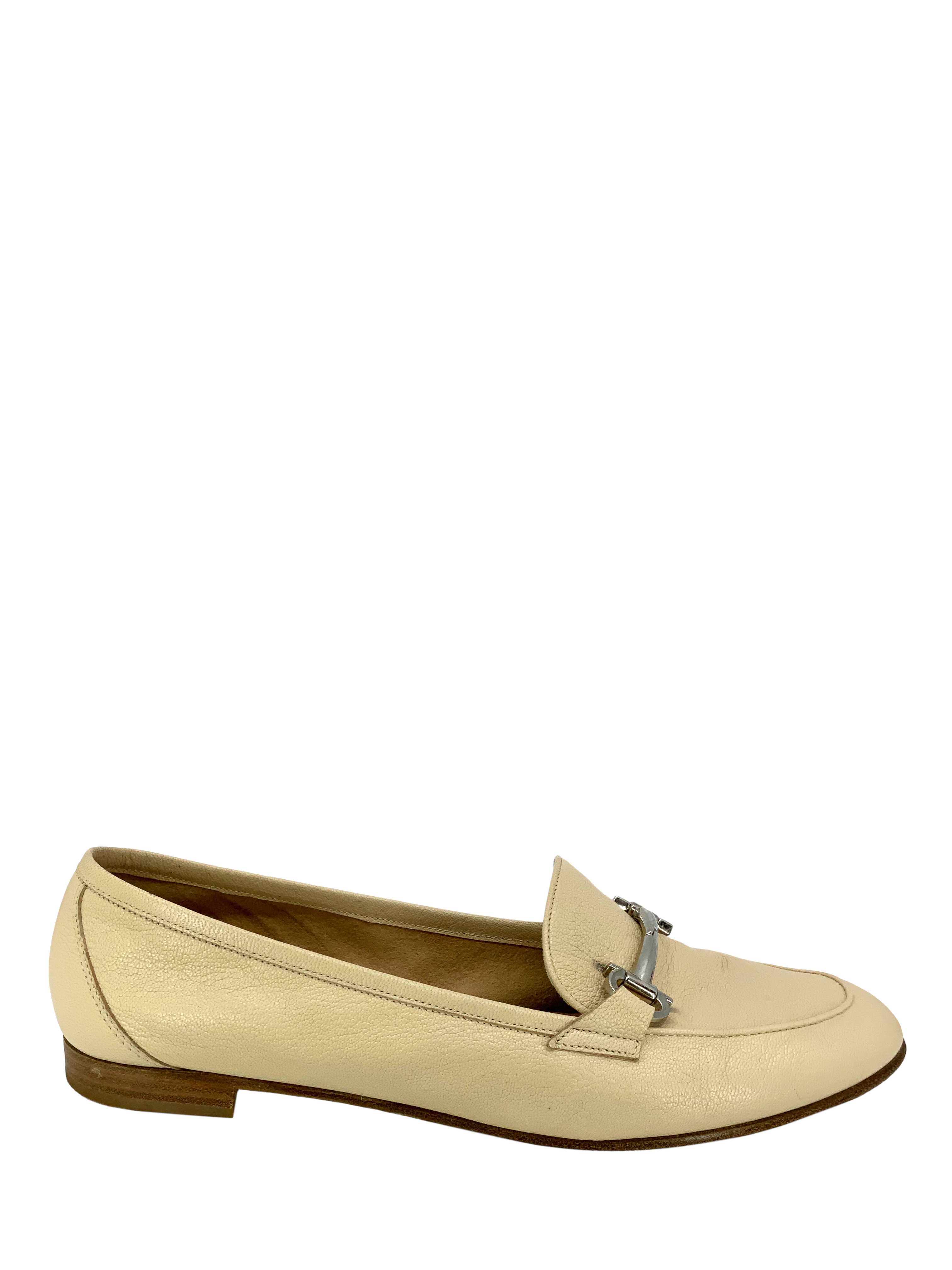 Salvatore Ferragamo Genuine Leather Horsebit Loafers for Men - Size 9.5 US - Classic Italian Designer Shoes for Business, Office & Formal Occasions