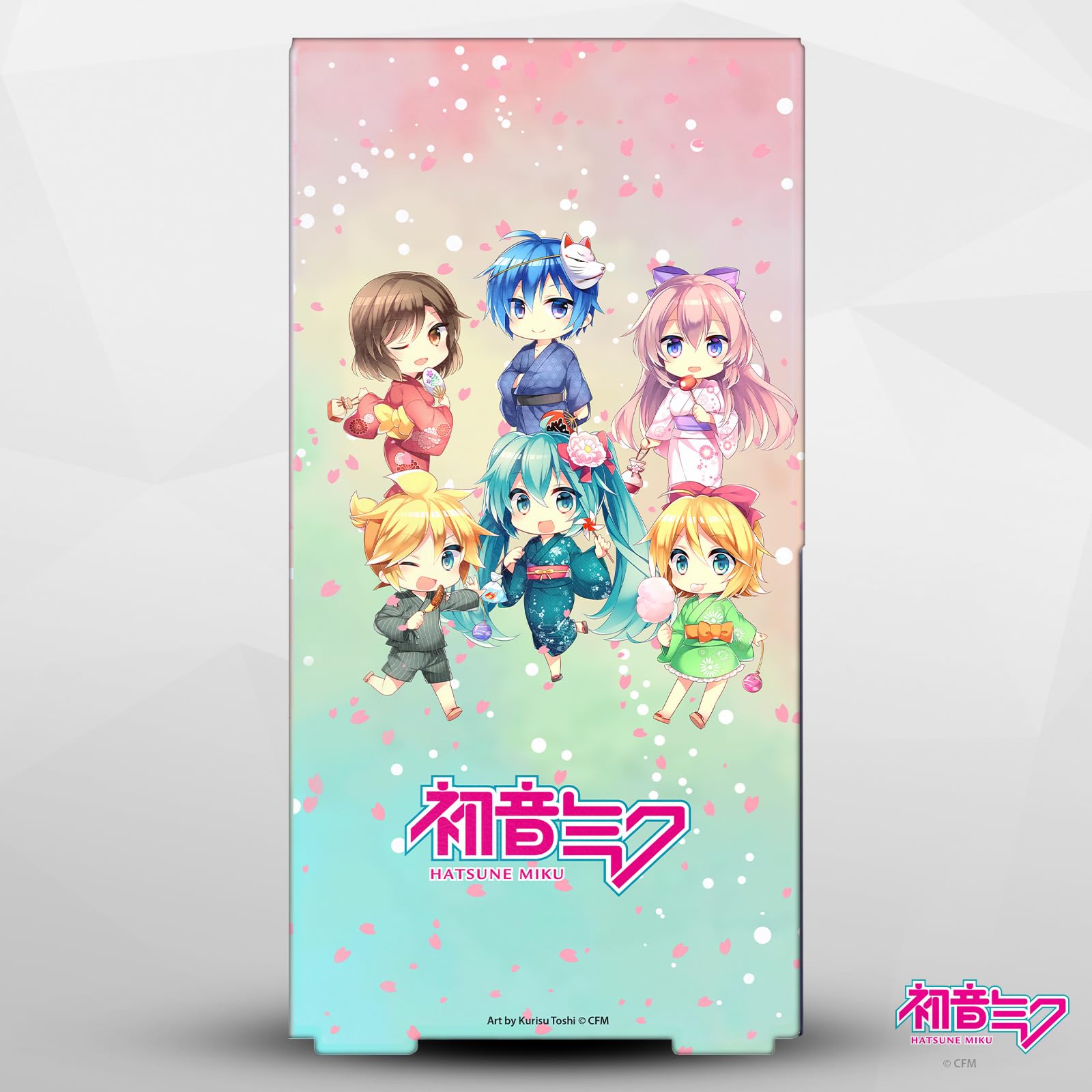 Official Hatsune Miku Character Graphics Console Wrap Compatible with Xbox Series X - Anime Gaming Skin for Xbox Series X Protection & Customization - Perfect for Gamers & Anime Fans