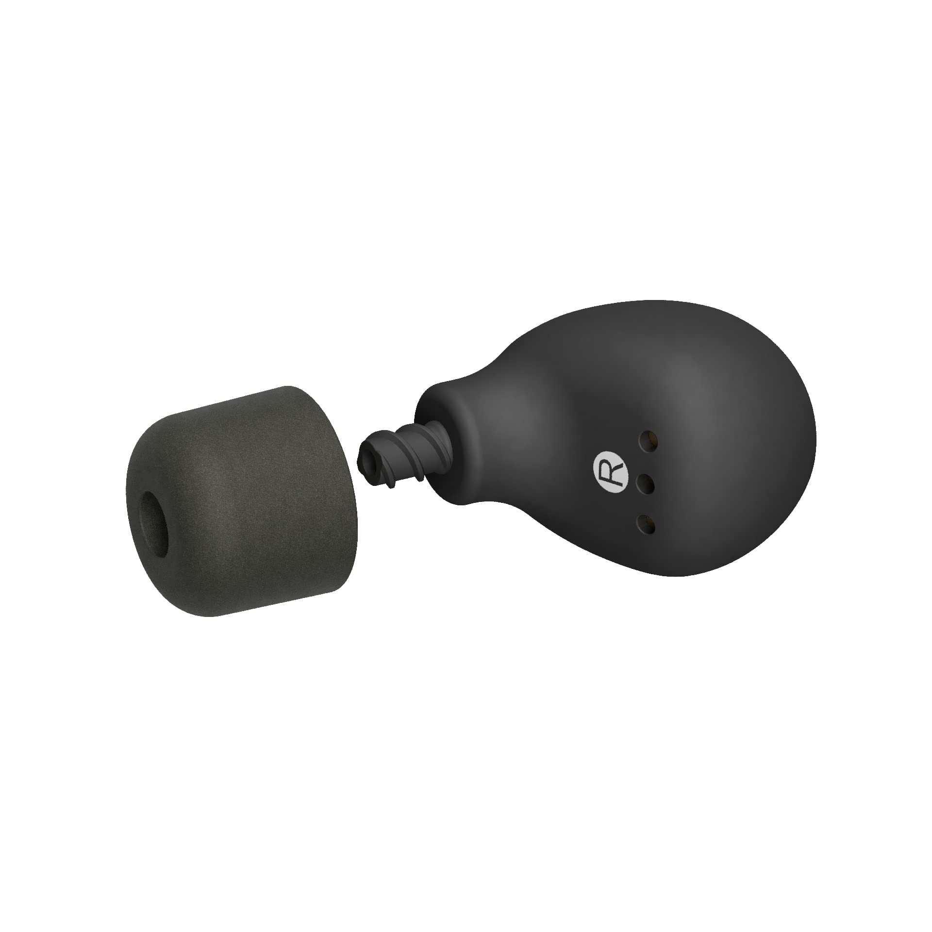 ISOtunes Free 2.0 True Wireless Bluetooth Hearing Protection Earbuds - 25dB NRR Noise Cancelling, OSHA Compliant, 79dB Audio Output for Workplace Safety | Perfect for Construction, Manufacturing & Loud Environments