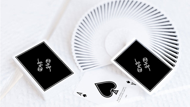 Premium Black Roses Casino Playing Cards - Elegant Design for Poker, Blackjack & Magic Tricks - Perfect for Game Nights & Professional Play