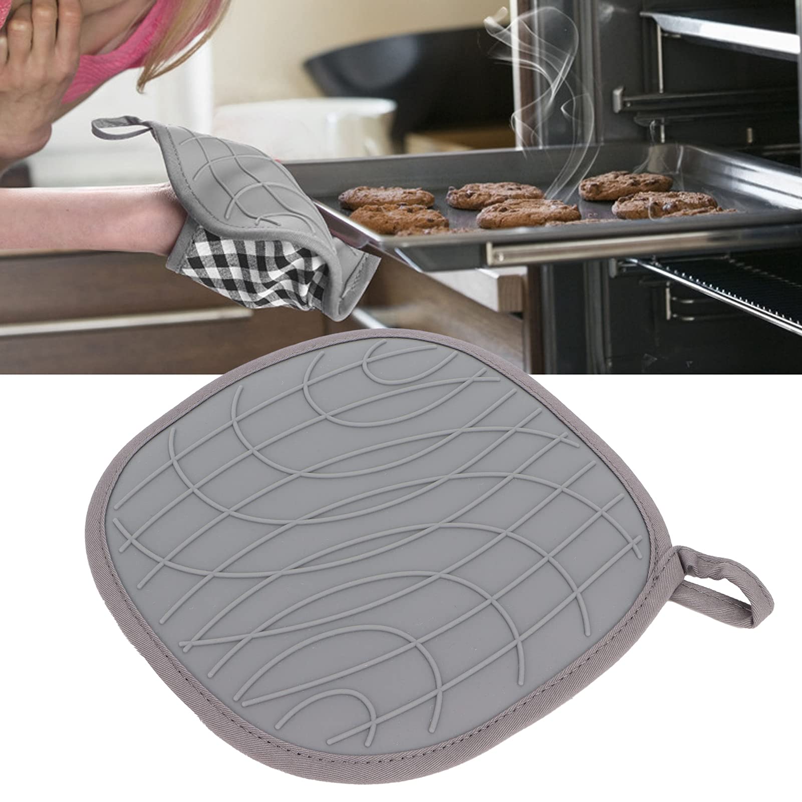 Non-Slip Silicone Placemats for Kids - Heat Resistant Table Mats for Kitchen & Dining