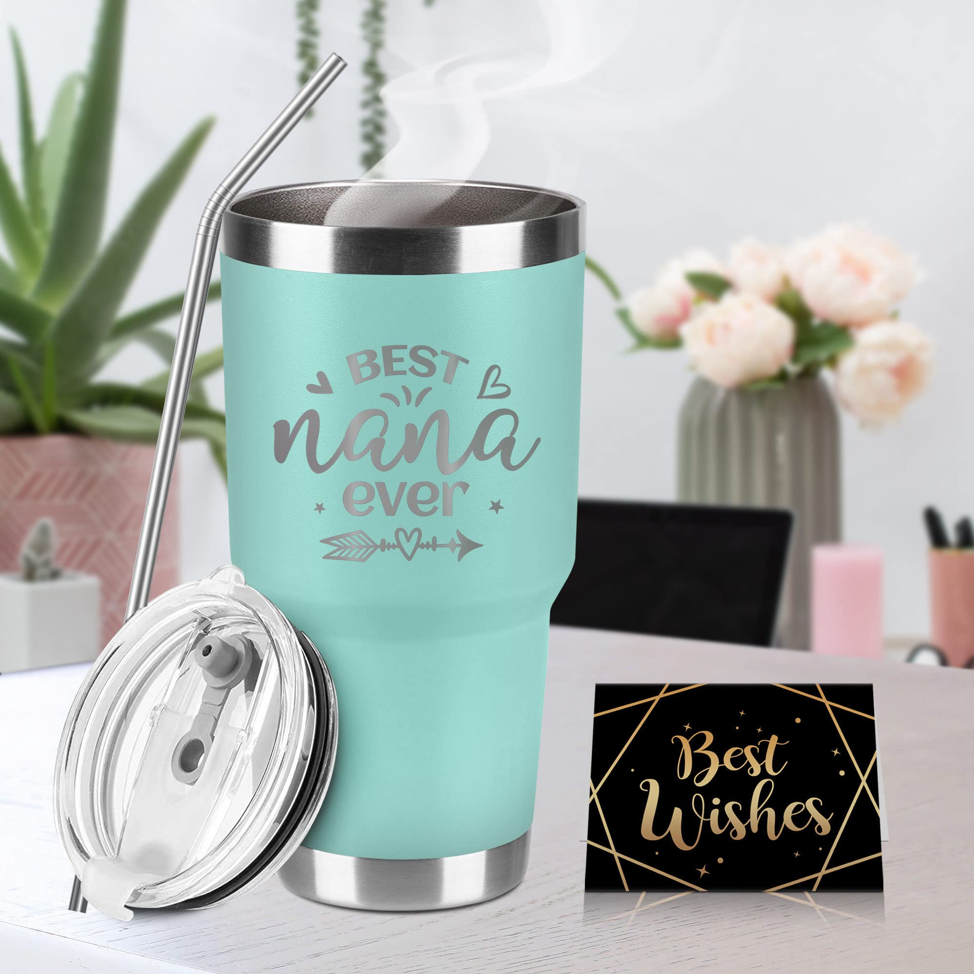 Hexagram Nana Gifts - 20 oz Coffee Mug for Grandma | Best Mother's Day & 60th Birthday Present for Women | Perfect for Tea, Coffee & Hot Chocolate at Home or Office