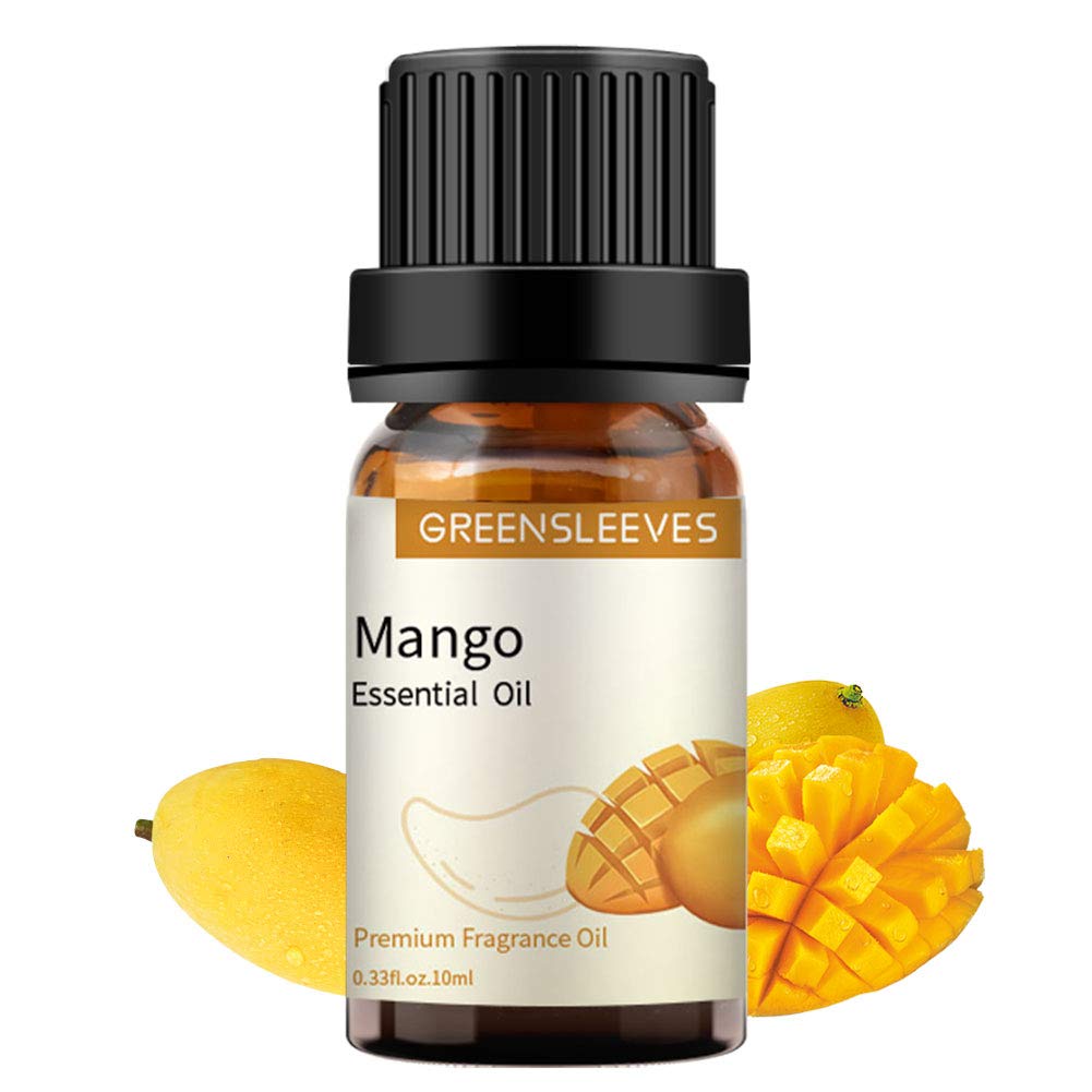 Pure Mango Fragrance Essential Oil 10ml - Natural Aromatherapy for Diffusers & Humidifiers | Perfect for Home Spa, Yoga Relaxation & Mood Enhancement