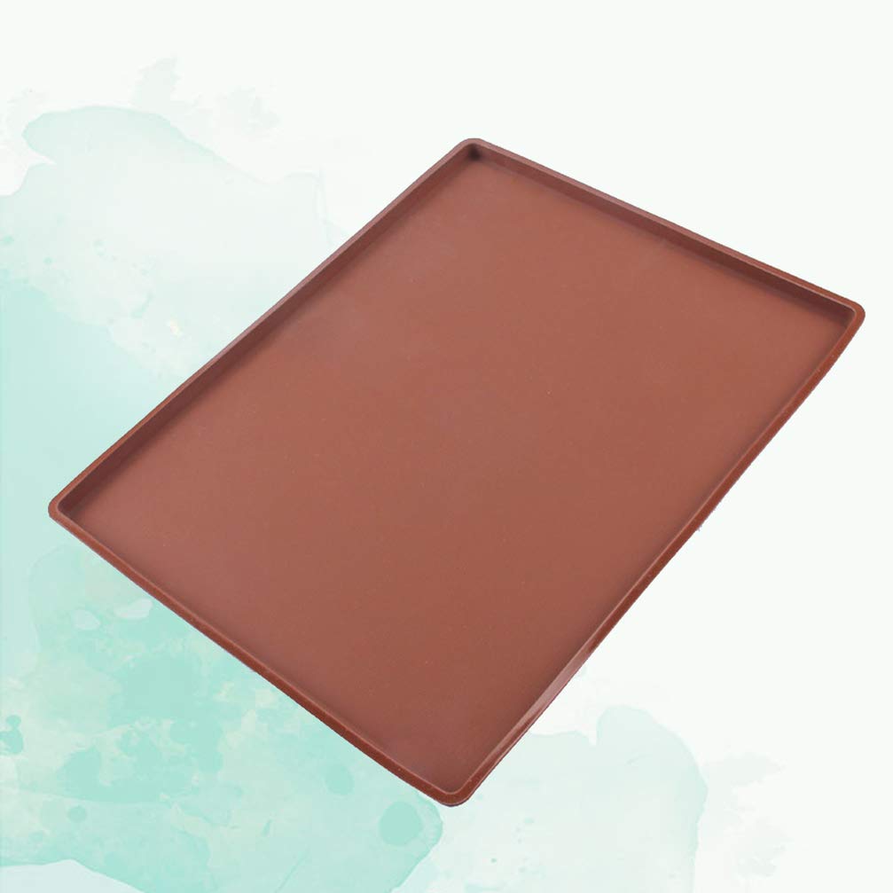 Hemoton Non-Stick Oven-Safe Baking Mat Set - Reusable Silicone Pastry Mat, Cookie Cutters, and Leakproof Baking Sheet for Cookies, Cakes, Pizza & Swiss Rolls - Perfect for Home Baking, Pastry Making, and Kitchen Decor