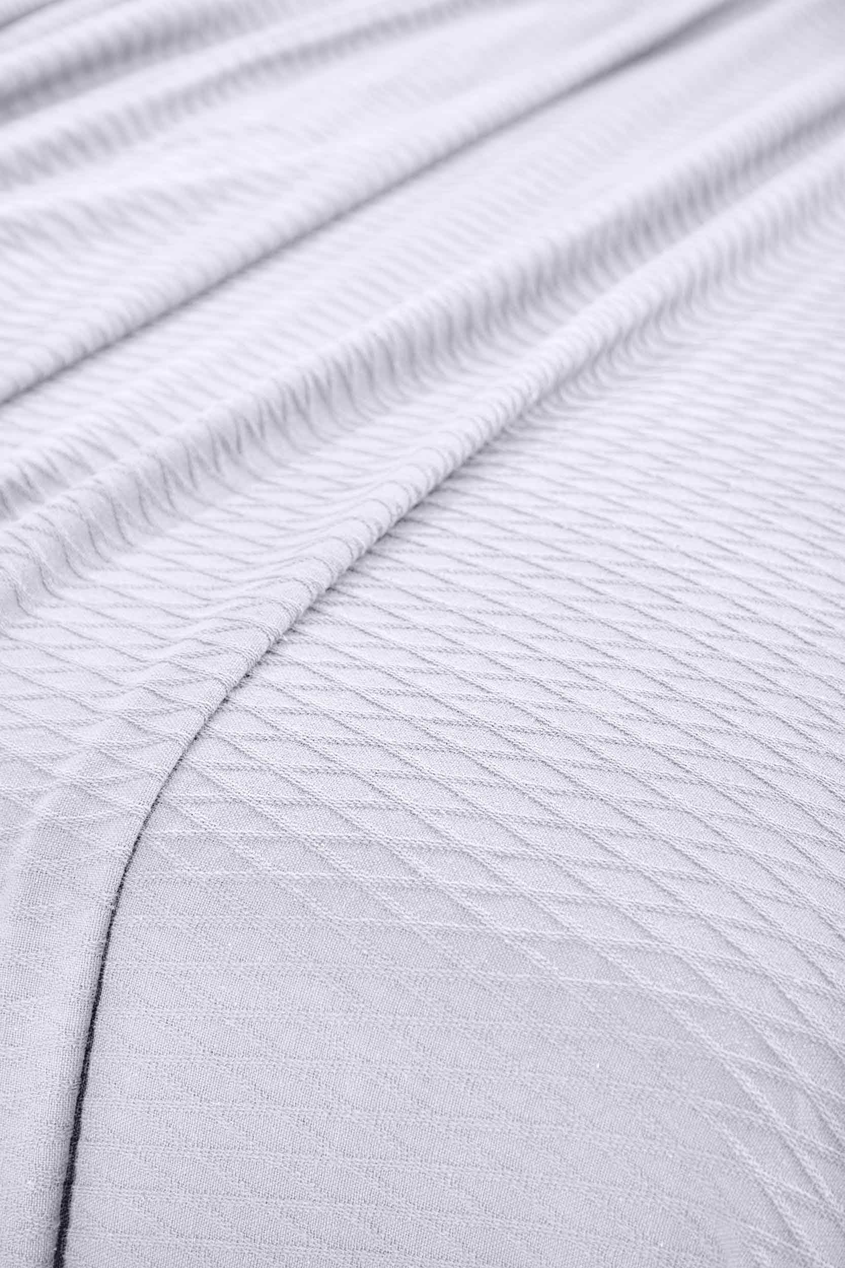 Premium Cotton All-Season Diamond Pattern Bed Blanket & Sofa Throw - Soft Cozy Blanket for Bedroom, Living Room, Travel and Gift Giving
