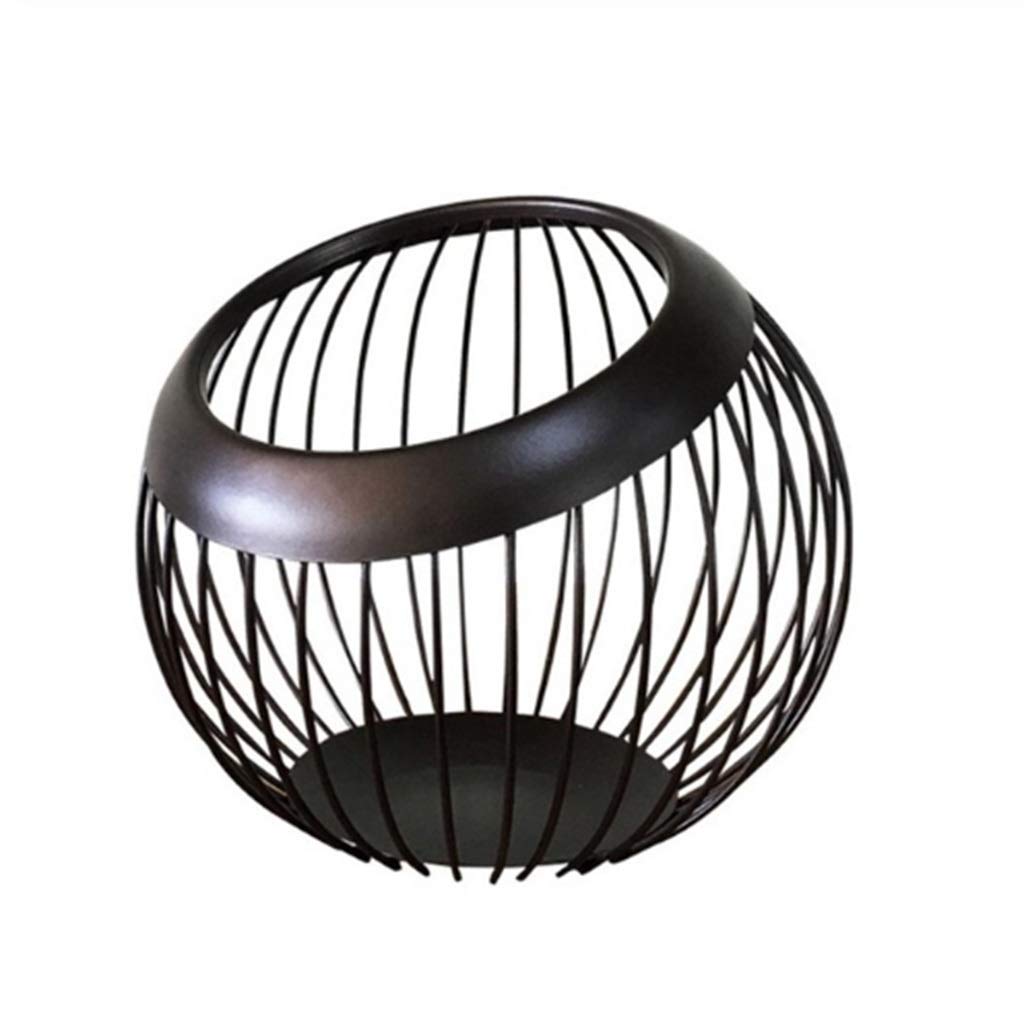 Modern Iron Fruit Basket - Kitchen & Living Room Storage Bowl for Apples, Bananas, Oranges | Durable Fruit Holder & Decorative Home Accessory | Perfect for Countertop, Dining Table, and Pantry Organization (Color: A)