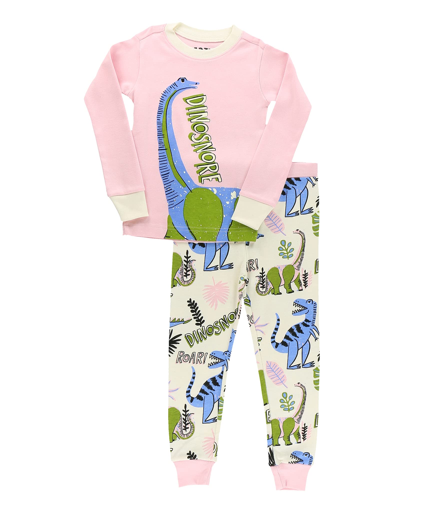 Lazy One Warm Long-Sleeve PJ Sets for Girls and Boys | Funny Kids' Pajama Sets | Cozy & Comfy Cotton Sleepwear | Perfect for Winter Nights, Sleepovers and Family Movie Time