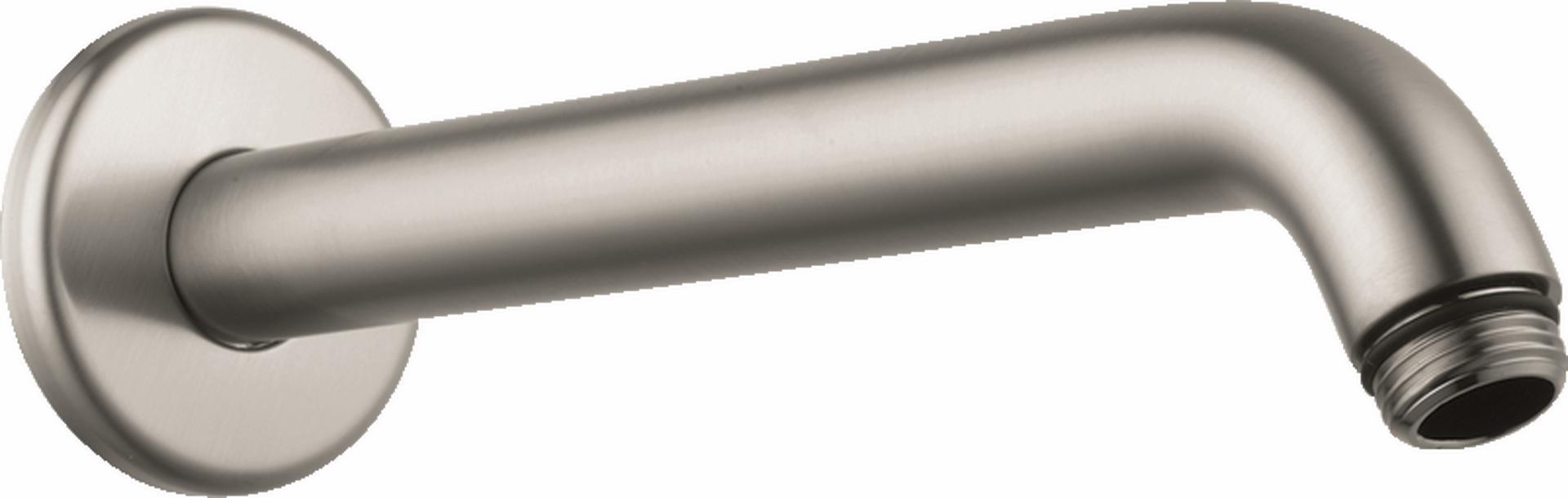 Hansgrohe 9-Inch Brushed Nickel Shower Arm - Durable & Stylish Bathroom Fixture for Modern Showers & Spa-Like Experience