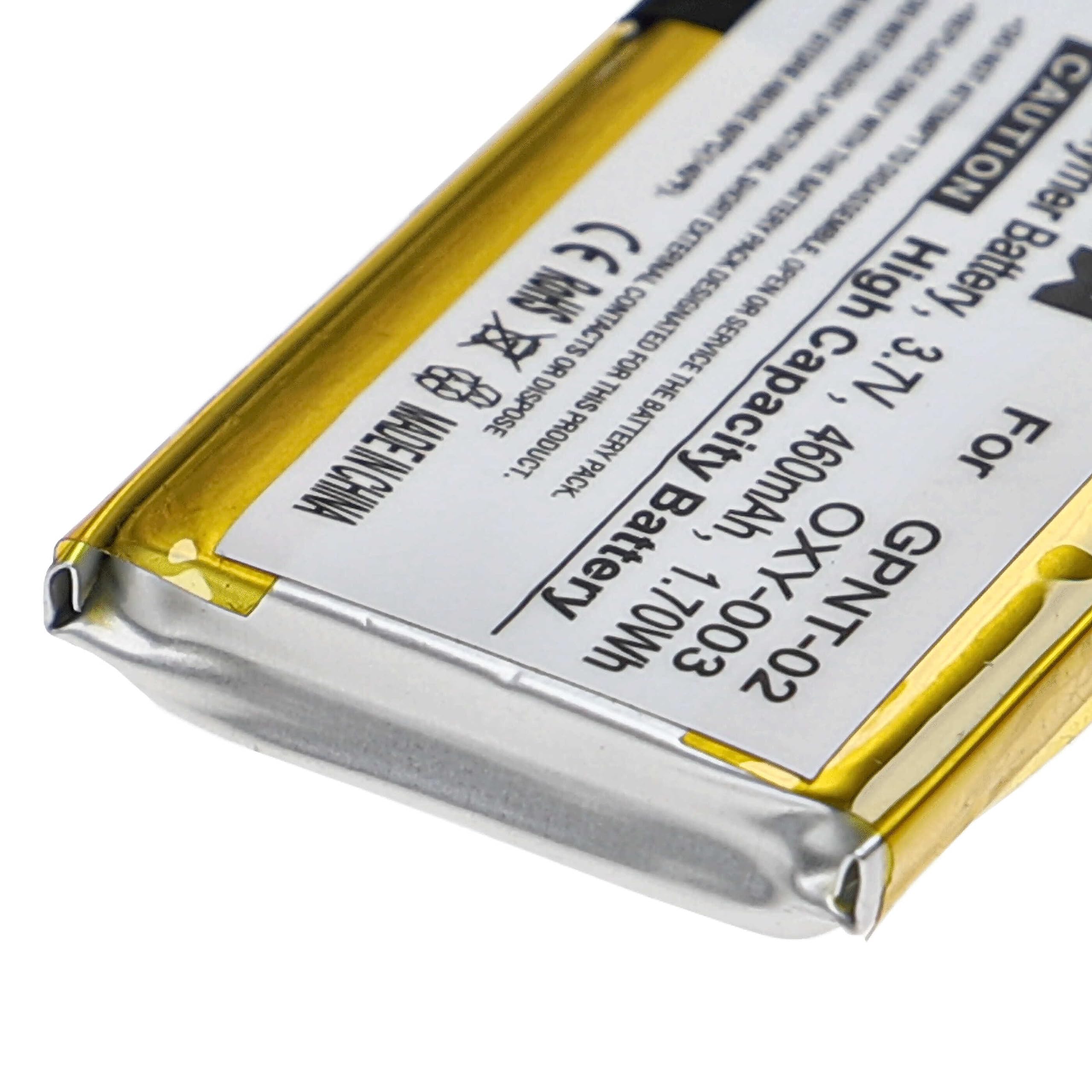 Replacement Li-Polymer Battery for Nintendo Gameboy Micro (GBM) Console - Compatible with OXY-001, OXY-003, GPNT-02 Models - 460mAh 3.7V Power Supply - Perfect for Gaming On The Go & Console Restoration Projects