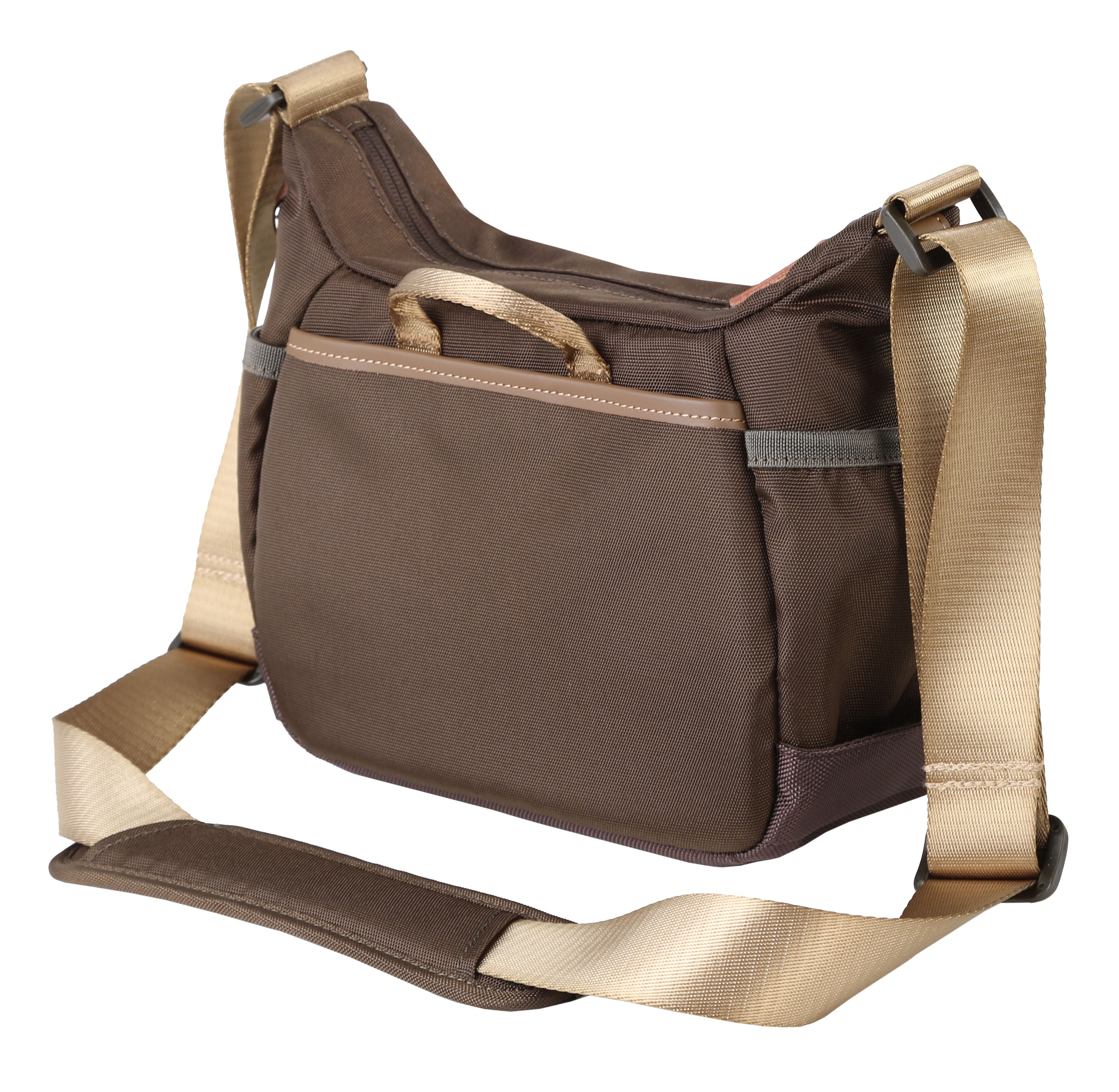 VEO GO 21M KG Shoulder Bag - Lightweight Durable Crossbody Bag for Men & Women, Khaki Green - Perfect for Travel, Work & Everyday Use