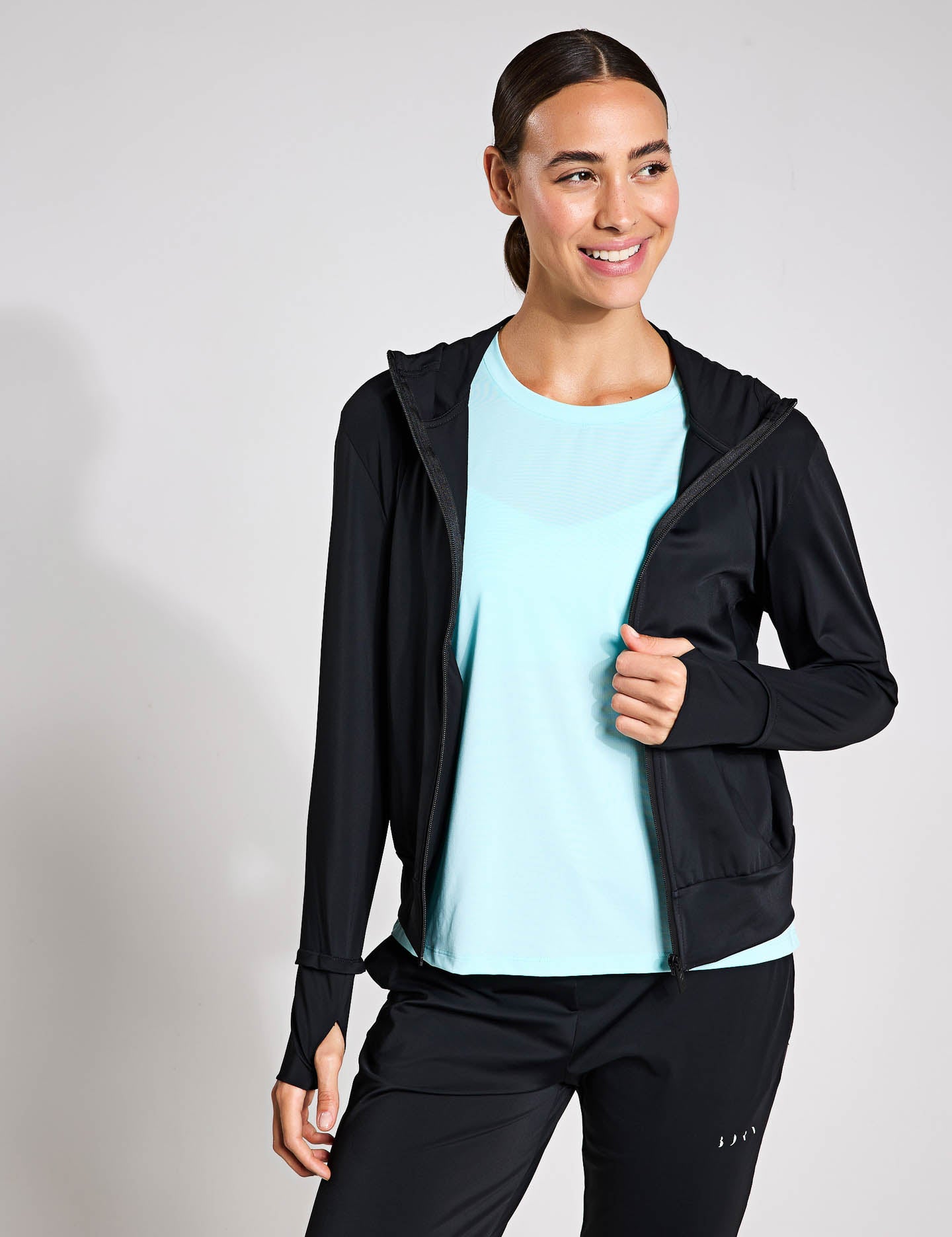 Airla Jacket for Men & Women - Lightweight Waterproof Windbreaker with Hood - Perfect for Hiking, Running, and Outdoor Activities (Black)