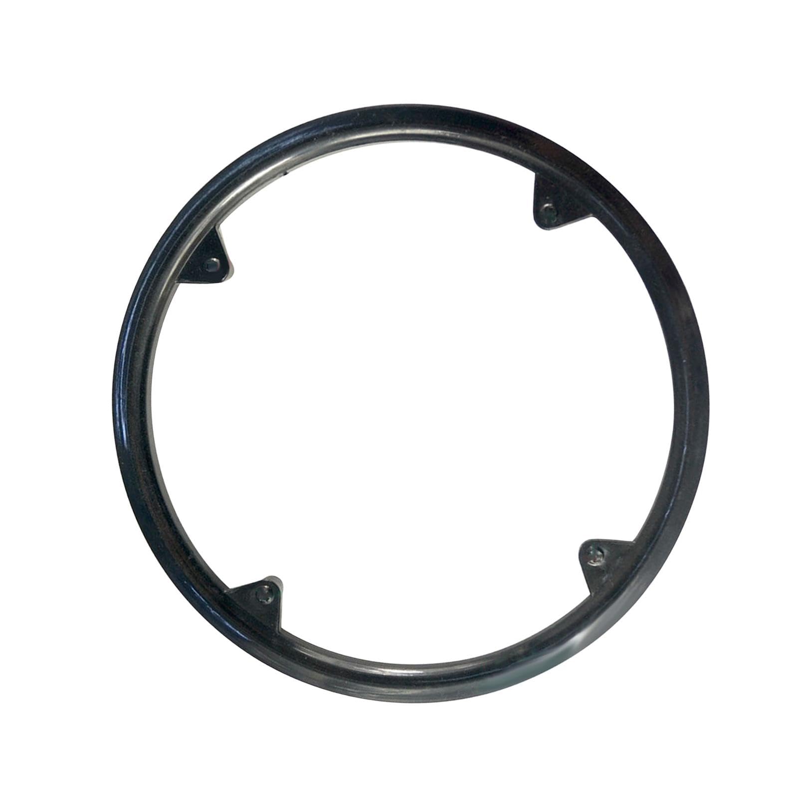 **Black Resin Bike Chain Guard Cover - Mountain Bike & BMX Crankset Protector for Chainwheel & Chainring - Durable Cycling Accessory for Off-Road & Urban Riding**