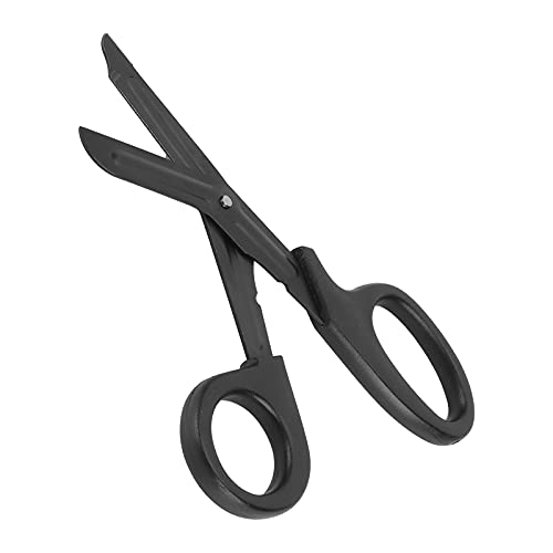 Professional EMT Trauma Shears - Matte Black Medical Scissors for First Aid, Stitch Removal & Gauze Cutting | Emergency Medical Tools, First Responder Gear & Survival Kit Essential