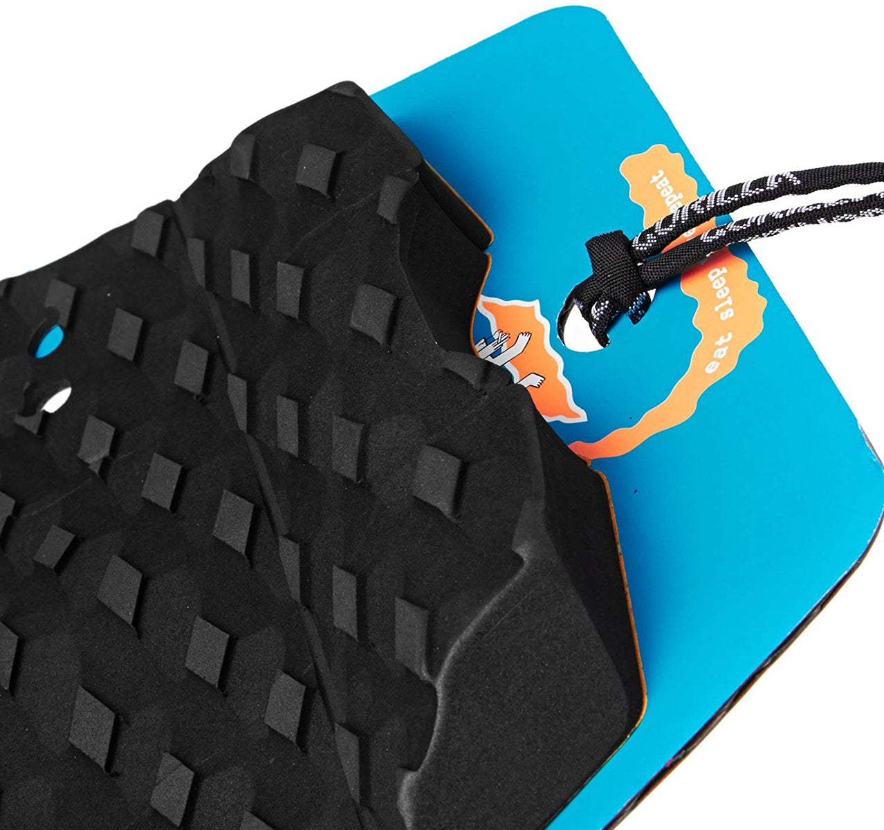 Gorilla Grip Phat Three Deck Pads - Non-Slip Surfboard Traction Pads (Black) for Surfing, Bodyboarding & Water Sports
