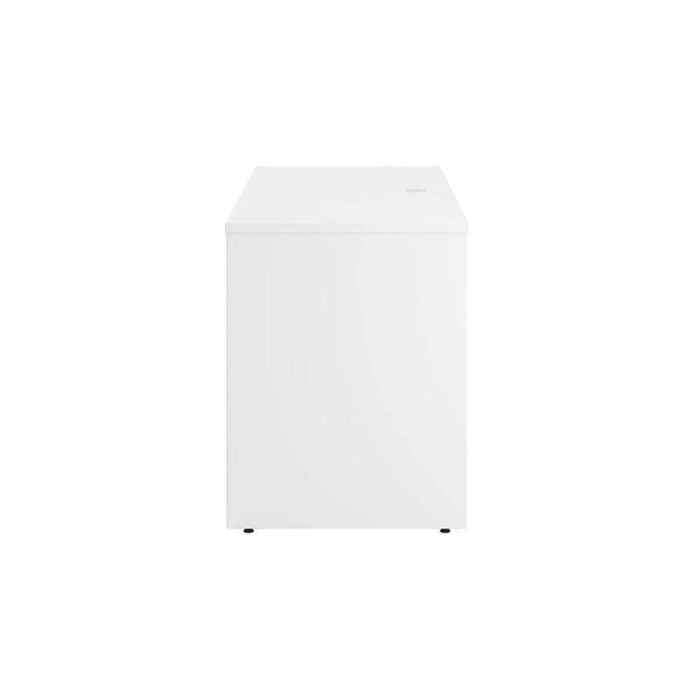 Bush Business Furniture Hampton Heights 60W x 24D White Credenza Desk - Home Office Computer Table for Professional Workspace | Perfect for Small Spaces & Modern Workstations