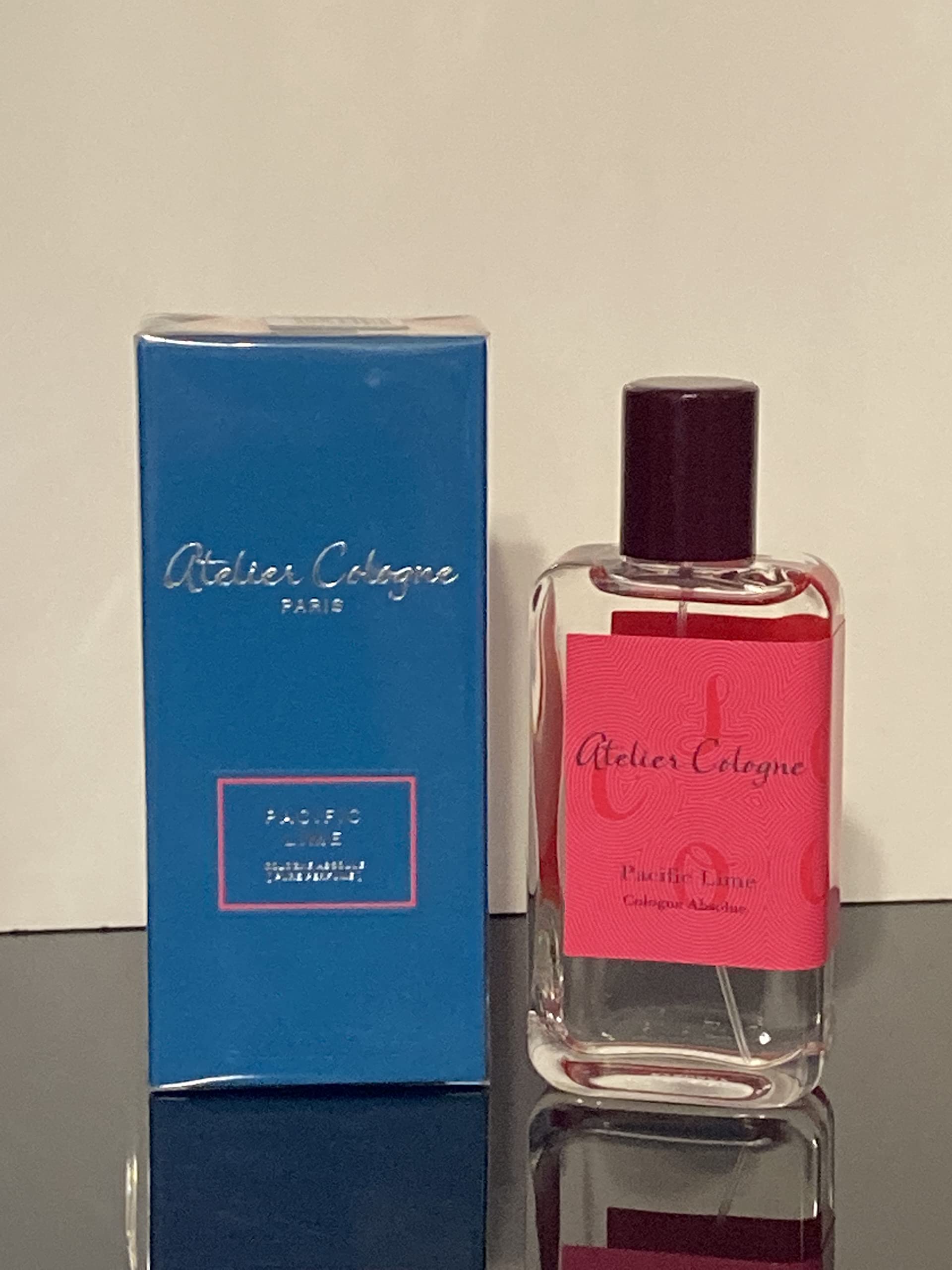 Atelier Cologne Pacific Lime Cologne Absolue Pure Perfume 3.4oz (100ml) - Fresh Citrus Scent for Men & Women - Perfect for Summer, Office & Date Night