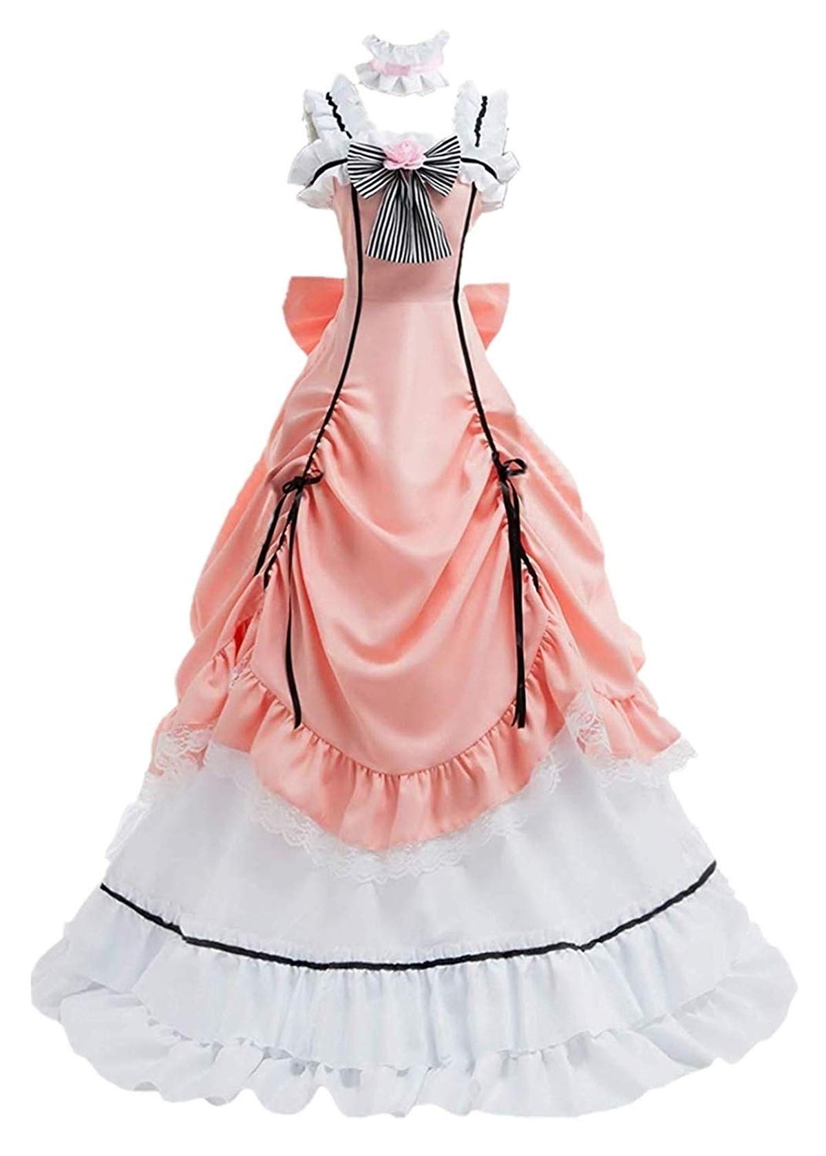 Grand Duke Anime Kuroshitsuji Black Butler Ciel Phantomhive Cosplay Costume Lolita Dress for Halloween, Cosplay Events & Anime Conventions