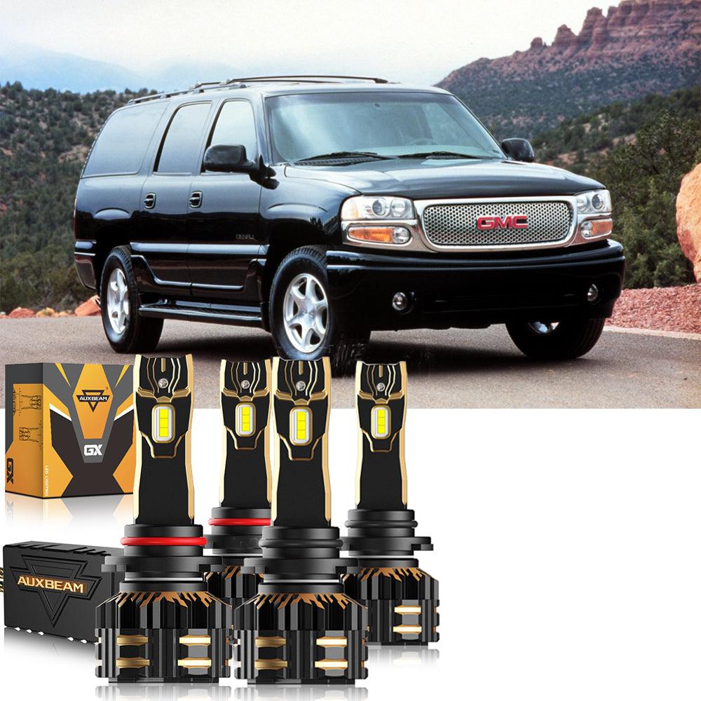 2000-2001 GMC Yukon 9005 9006 LED Headlight Bulbs Kit - High Brightness White Light, Plug & Play Installation - Perfect for Night Driving & Off-Road Adventures