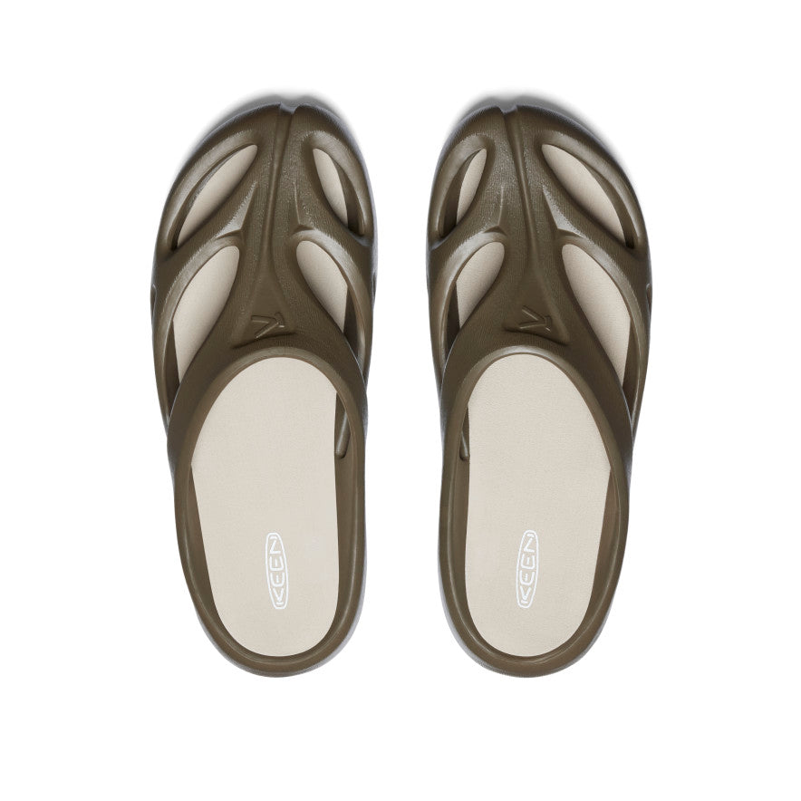 Men's Shanti Clog Sandals - Comfortable Slip-On Shoes in Canteen/Plaza Taupe for Casual Wear, Gardening & Outdoor Activities