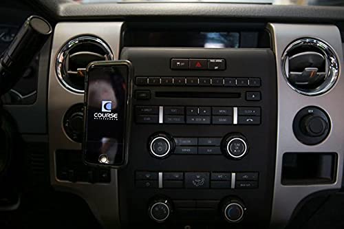 Course Motorsports DirectFit Phone Mount - Magnetic & Wireless Charging for Ford F150 (2013-2014) | Universal Phone Compatibility | Secure Dashboard & Vent Mounting for Hands-Free Driving & Navigation