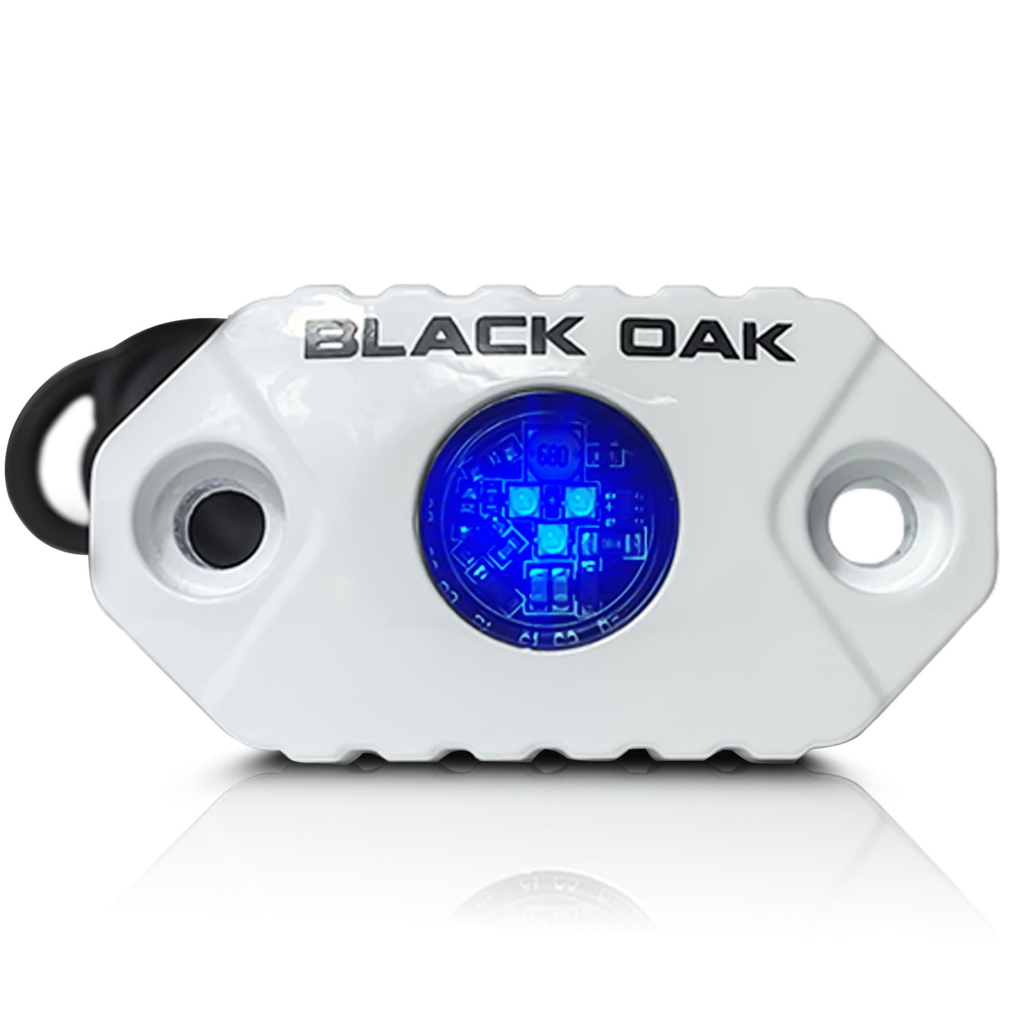 Black Oak LED Marine Boat Lights - Dimmable White LED Deck & Courtesy Lights for Fishing, Pontoon, Kayak, Yacht, Sailboat | Perfect for Night Fishing, Safety Lighting & Marine Ambiance