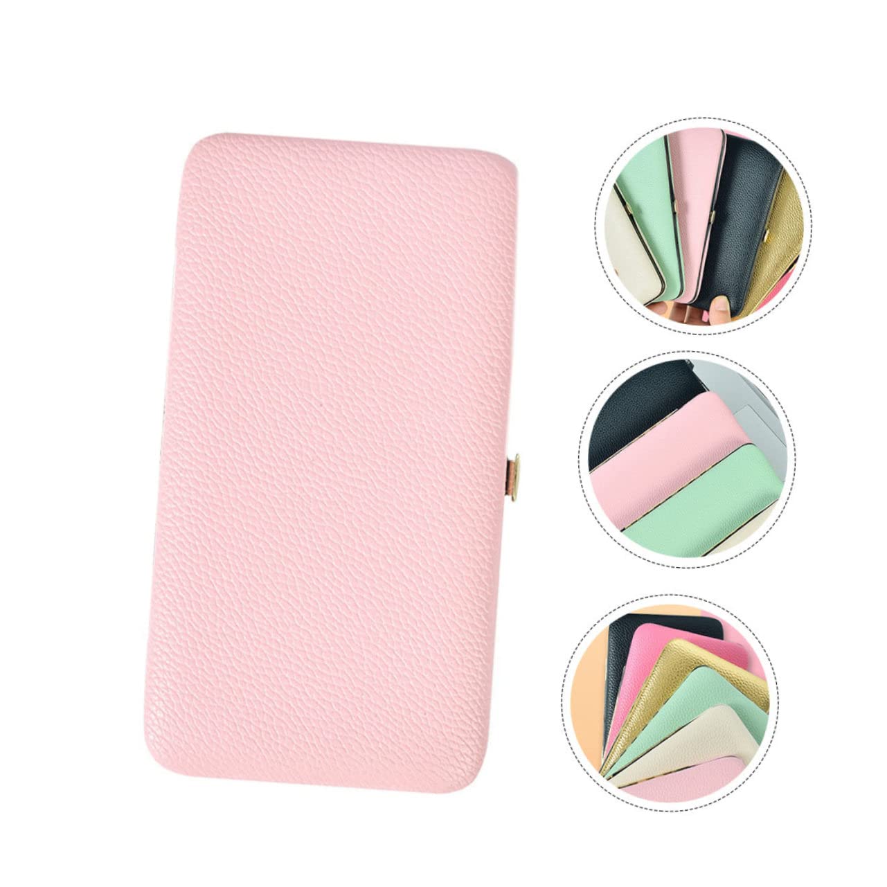 Premium Metal Lash Tweezer Case - Anti-Fall Eyelash Extension Storage Box with Secure Lid | Portable Makeup Tool Organizer for Professionals & Home Use | Perfect for Salon, Travel & Beauty Kit Organization (Pink)