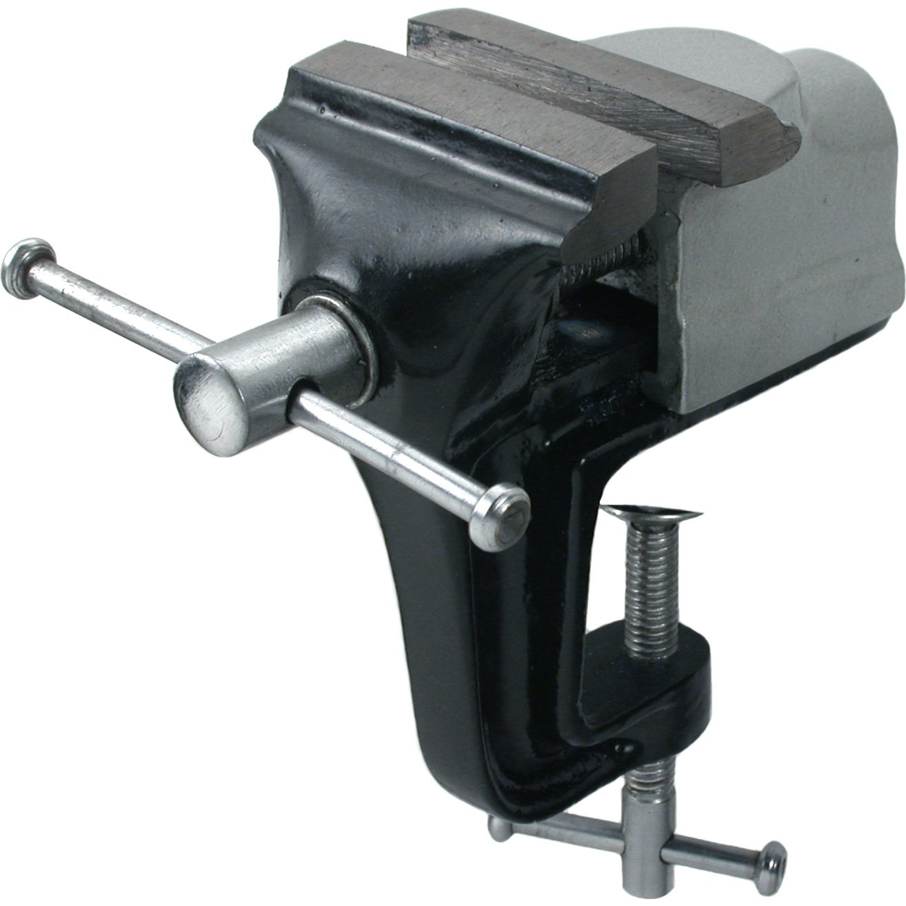 Heavy Duty Clamp On Table Vise - Precision Jewelry Making & Metalworking Tool for Bench Work, DIY Projects, and Small Parts Assembly