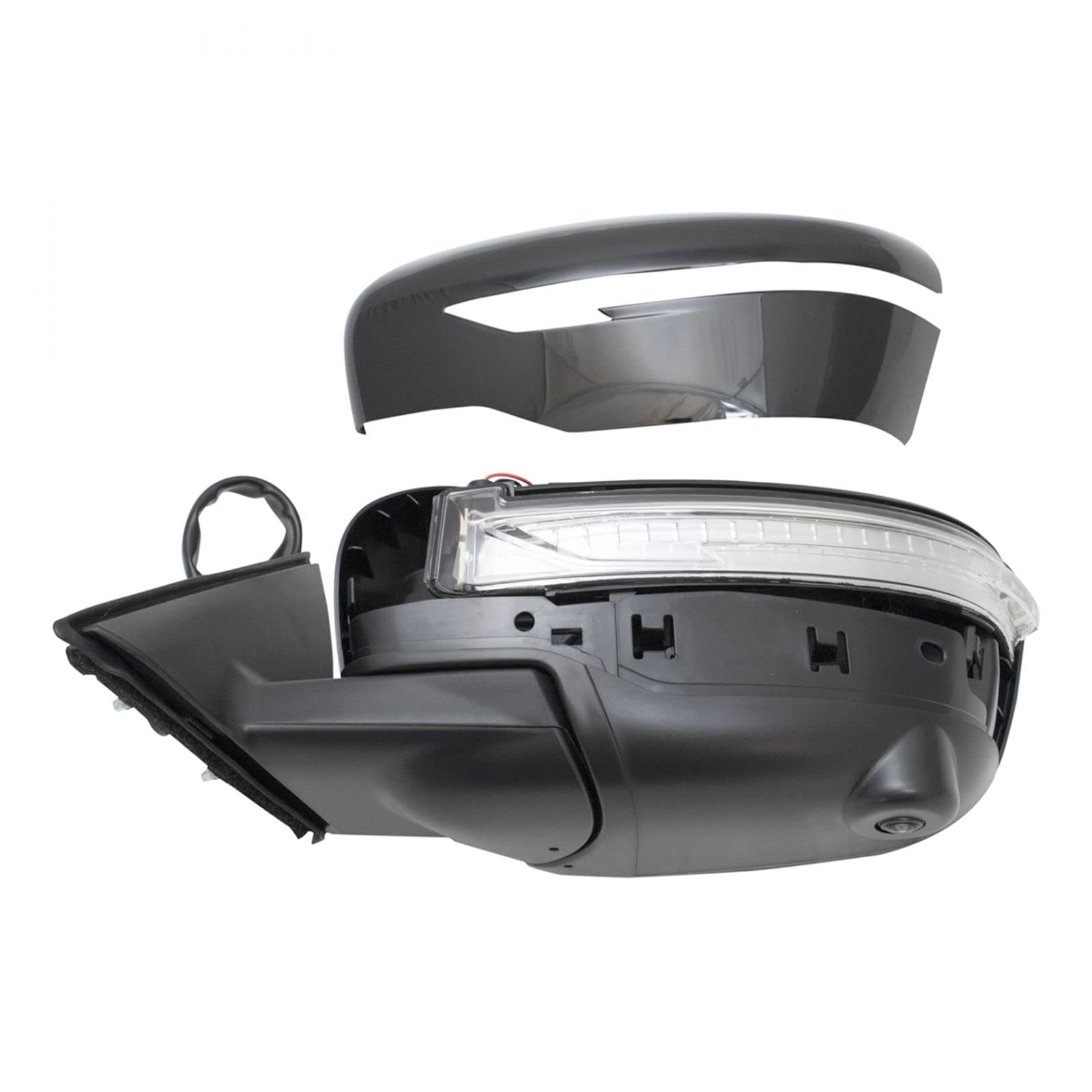 Heated Power Side Mirror with Turn Signal & Camera - Left Side (LH) - Paint to Match | Perfect for Trucks, SUVs & Off-Road Vehicles in Winter Conditions