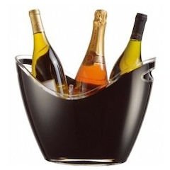 Winogondola Large Black Wine Cooler & Champagne Cooler - 2929 Global - Perfect for Parties, Weddings, and Home Entertaining