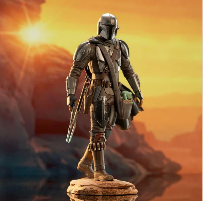 Premium Diamond Star Wars The Mandalorian Grogu 7th Scale Collectible Statue - Perfect for Display, Gifts & Star Wars Fans
