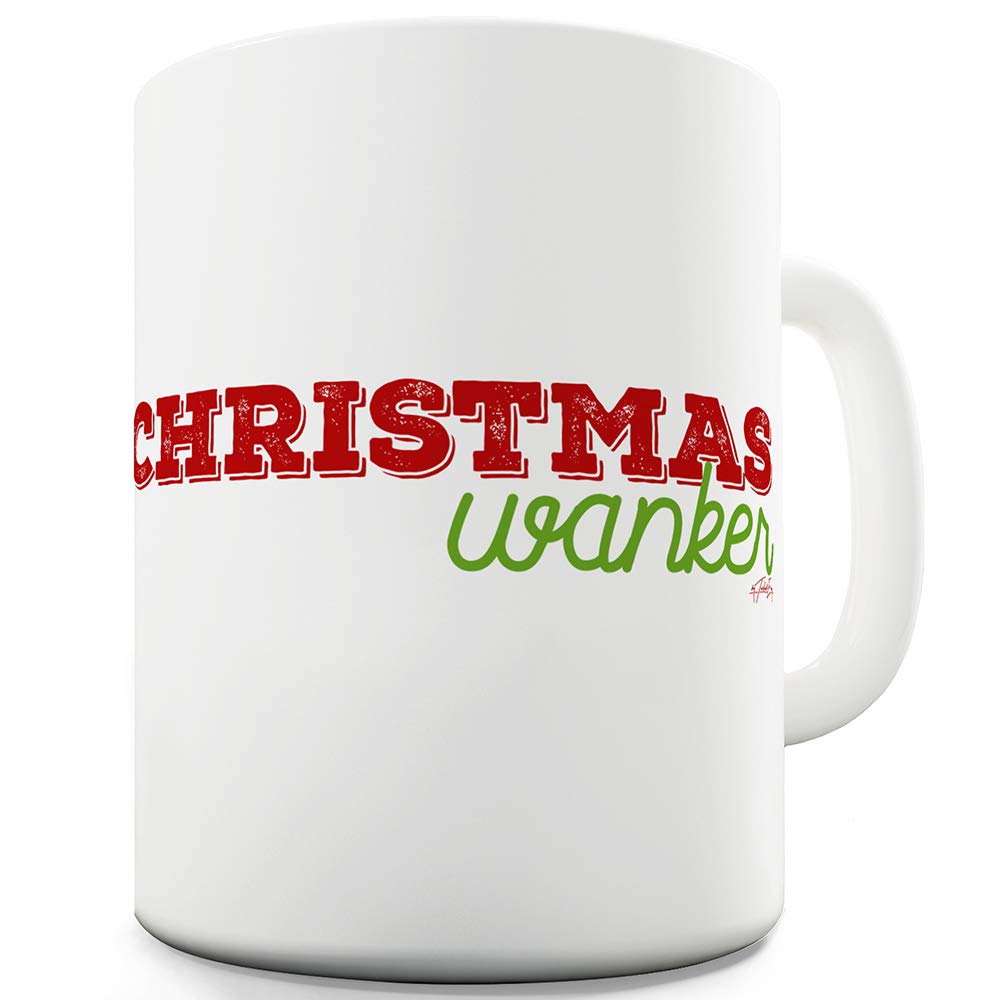 Funny Christmas W#nker 15oz Coffee Mug - Rude Humor Gift for Men - Perfect for Office Pranks & Secret Santa Gifts