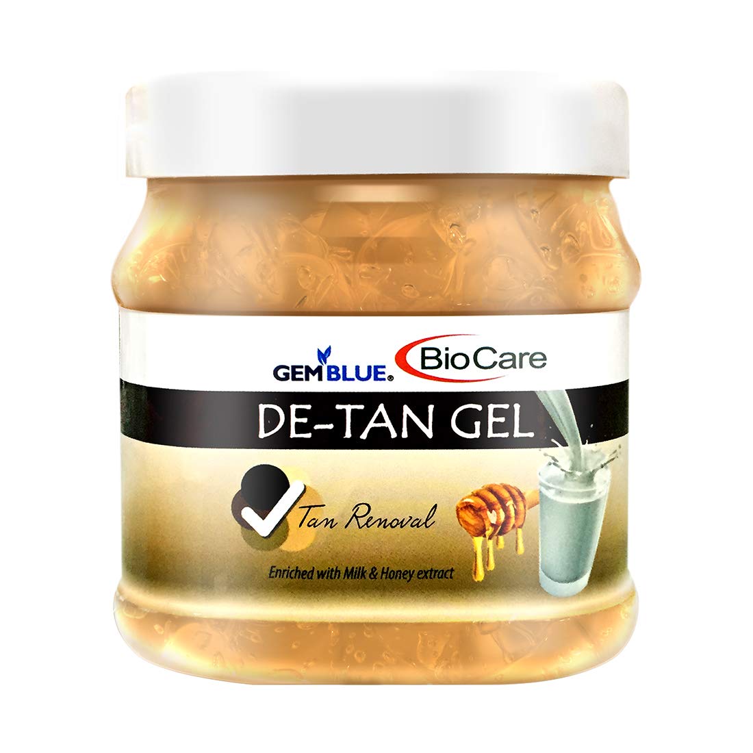 GEMBLUE BioCare Organic Face and Body Gel for Tan Removal - Natural Skin Brightening & Hydrating Treatment - Perfect for Post-Sun Care, Daily Skincare Routine, and Dark Spot Correction