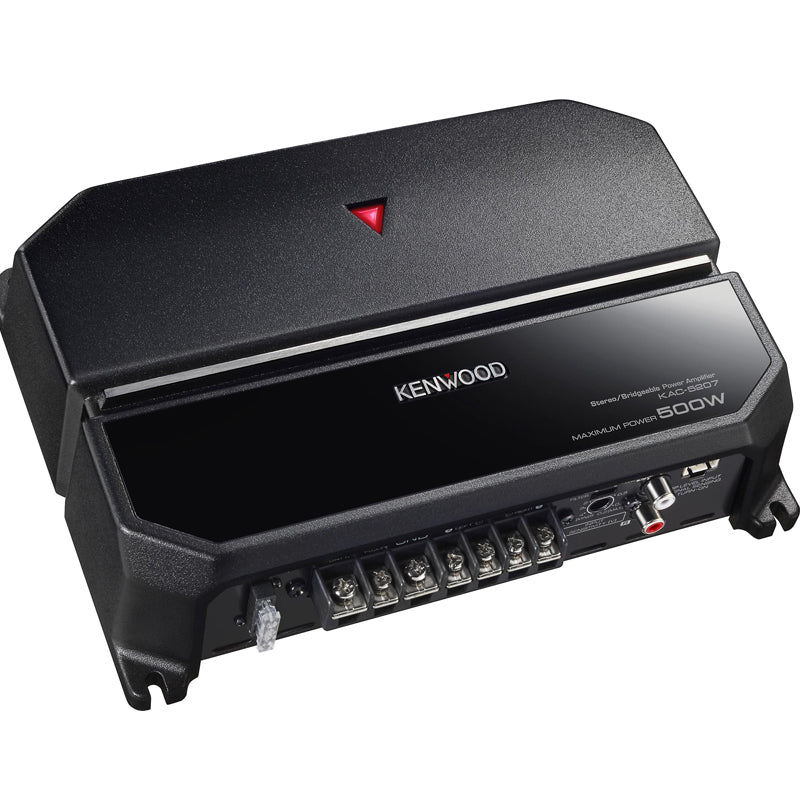 Kenwood KAC 5207 2-Channel Car Amplifier - 400W High Power Audio Stereo Amp for Car Audio System | Perfect for Upgrading Vehicle Sound System & Enhancing Music Experience